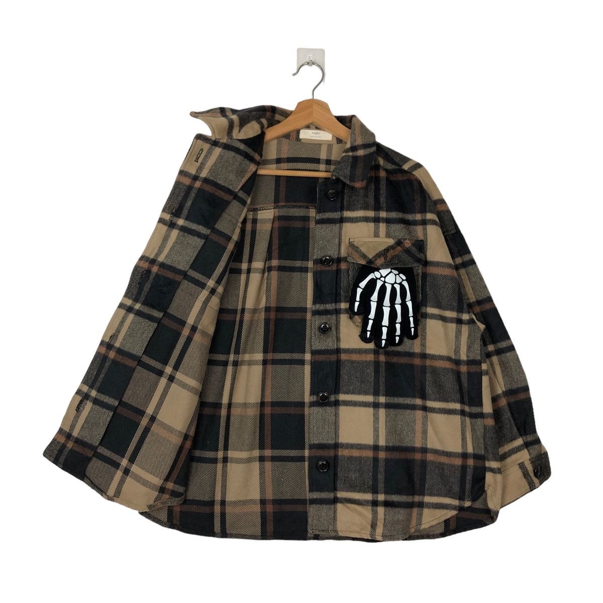 Flannel VINTAGE FLANNEL JACKET CEPO TARTAN DESIGN ISSEY MIYAKE Size US M / EU 48-50 / 2 - 8 Thumbnail