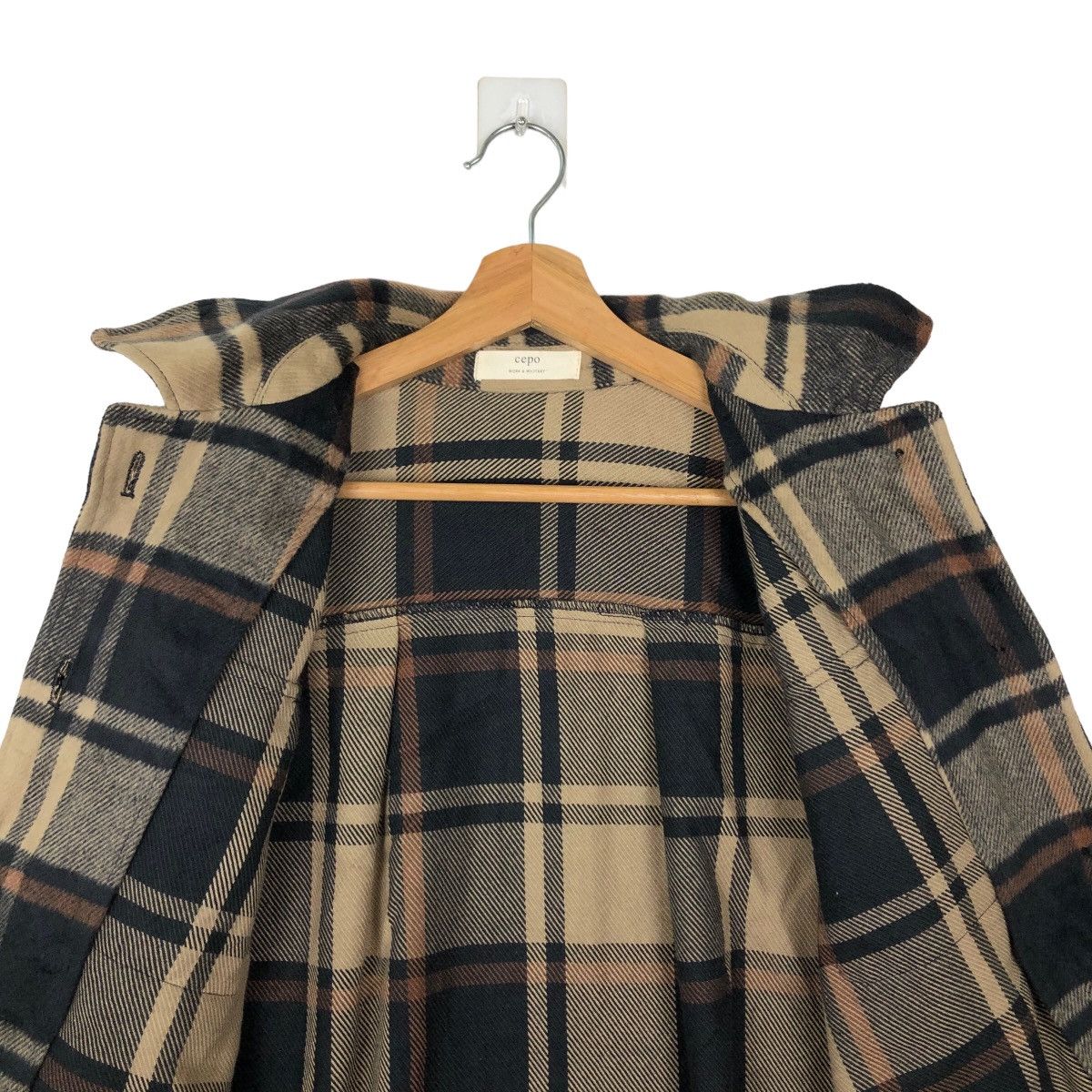 Flannel VINTAGE FLANNEL JACKET CEPO TARTAN DESIGN ISSEY MIYAKE Size US M / EU 48-50 / 2 - 10 Thumbnail