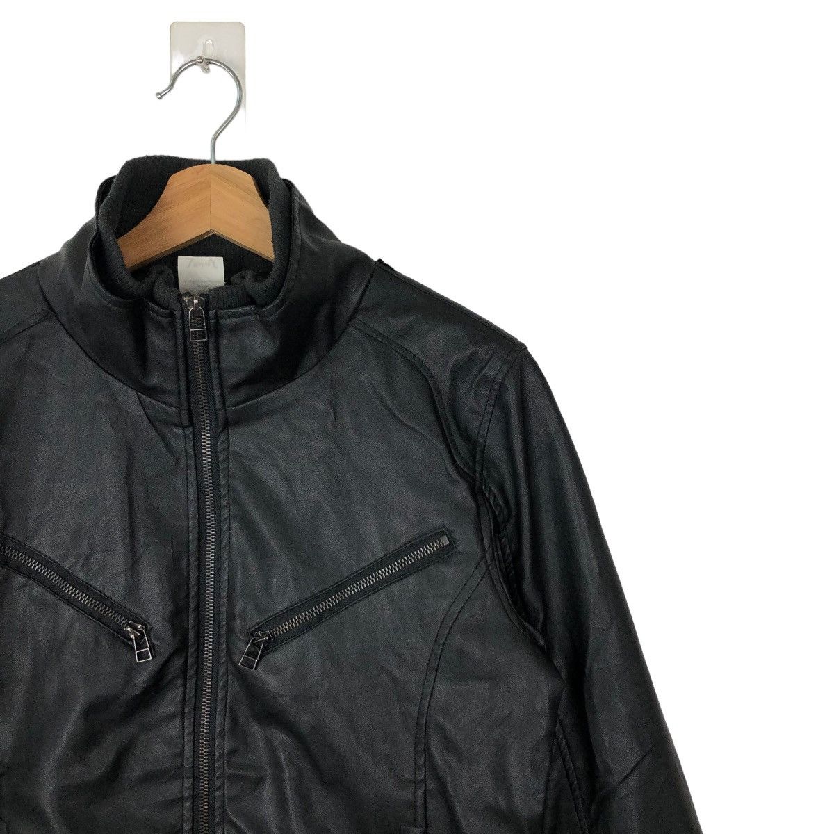 Japanese Brand VINTAGE SOFT LEATHER BIKER PARACHUTE BONDAGE CLONE DUE JAPAN Size US M / EU 48-50 / 2 - 5 Thumbnail