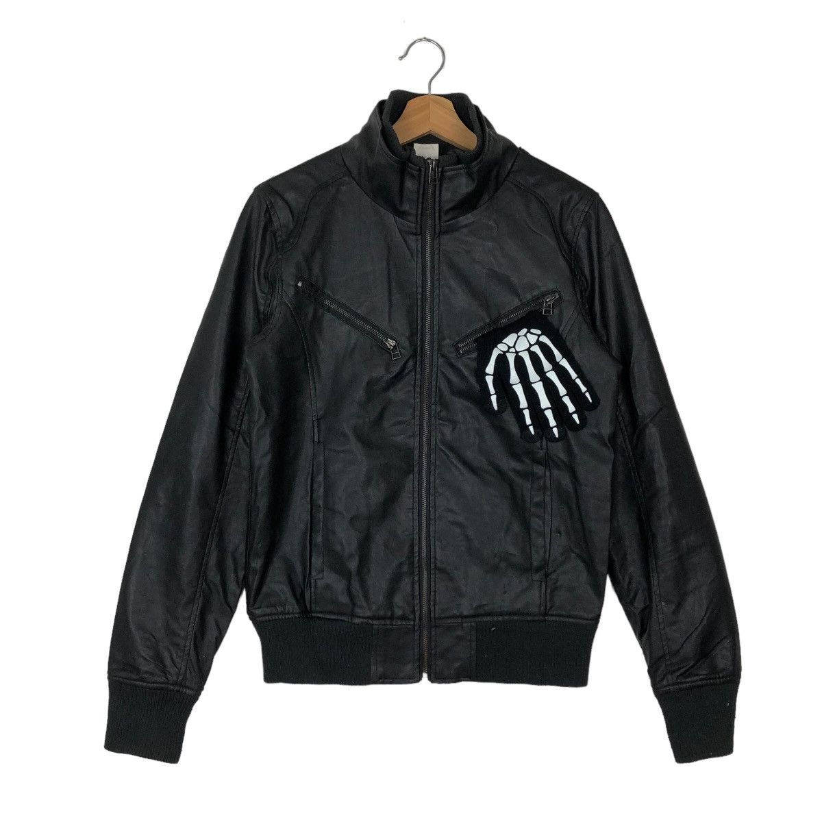 Japanese Brand VINTAGE SOFT LEATHER BIKER PARACHUTE BONDAGE CLONE DUE JAPAN Size US M / EU 48-50 / 2 - 1 Thumbnail