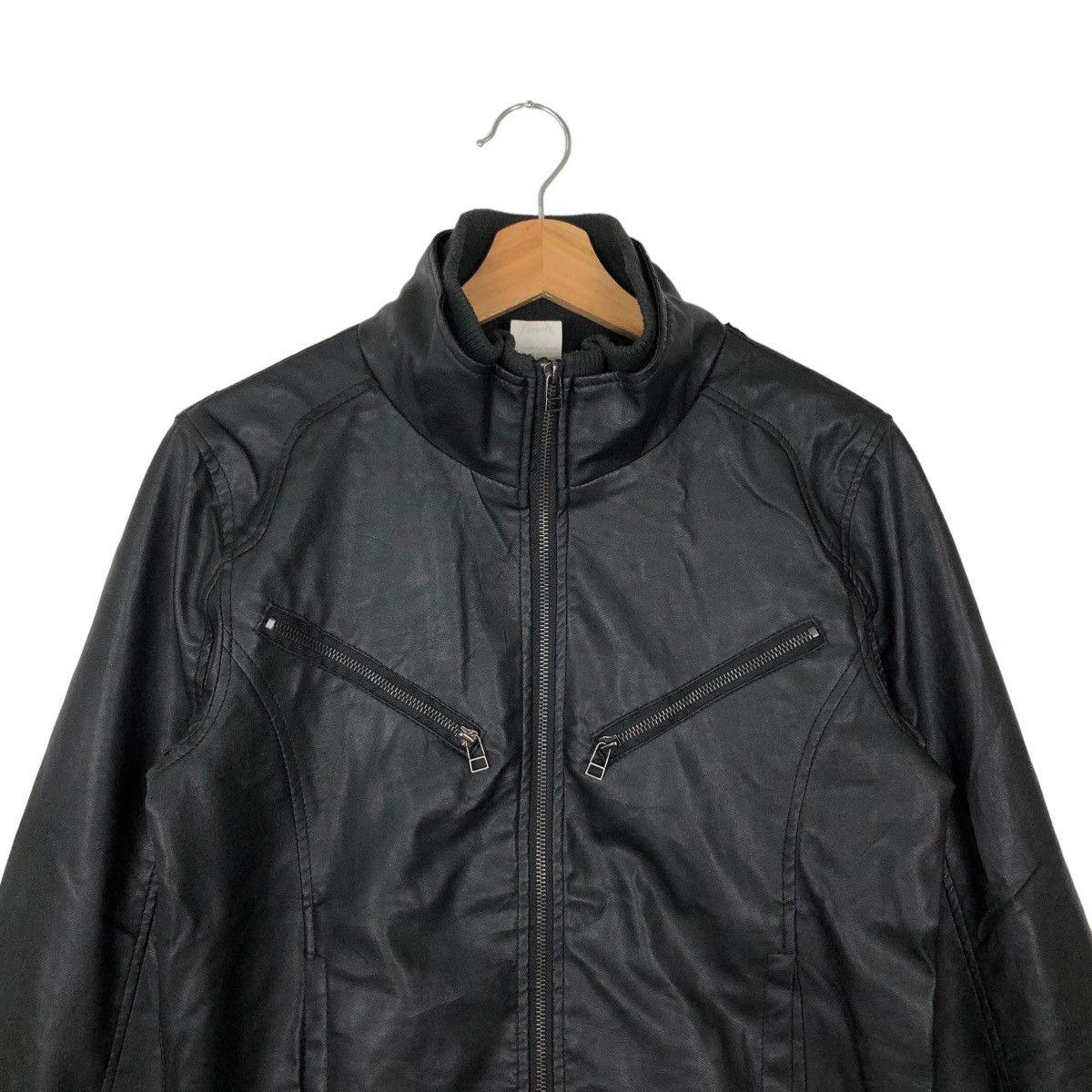 Japanese Brand VINTAGE SOFT LEATHER BIKER PARACHUTE BONDAGE CLONE DUE JAPAN Size US M / EU 48-50 / 2 - 2 Thumbnail