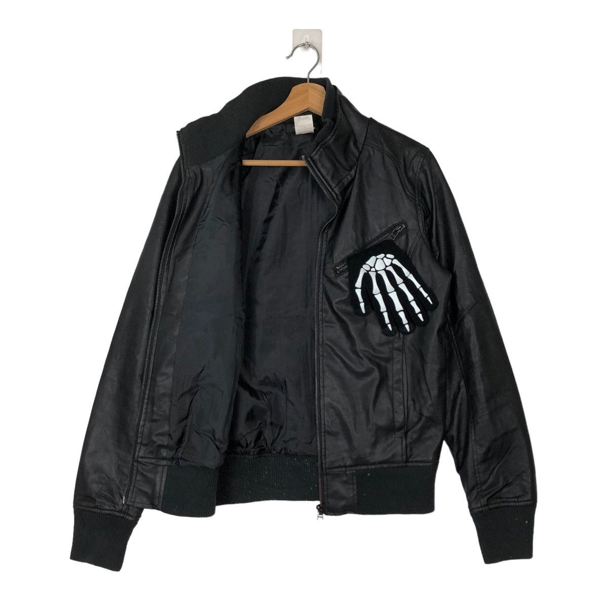 Japanese Brand VINTAGE SOFT LEATHER BIKER PARACHUTE BONDAGE CLONE DUE JAPAN Size US M / EU 48-50 / 2 - 8 Thumbnail