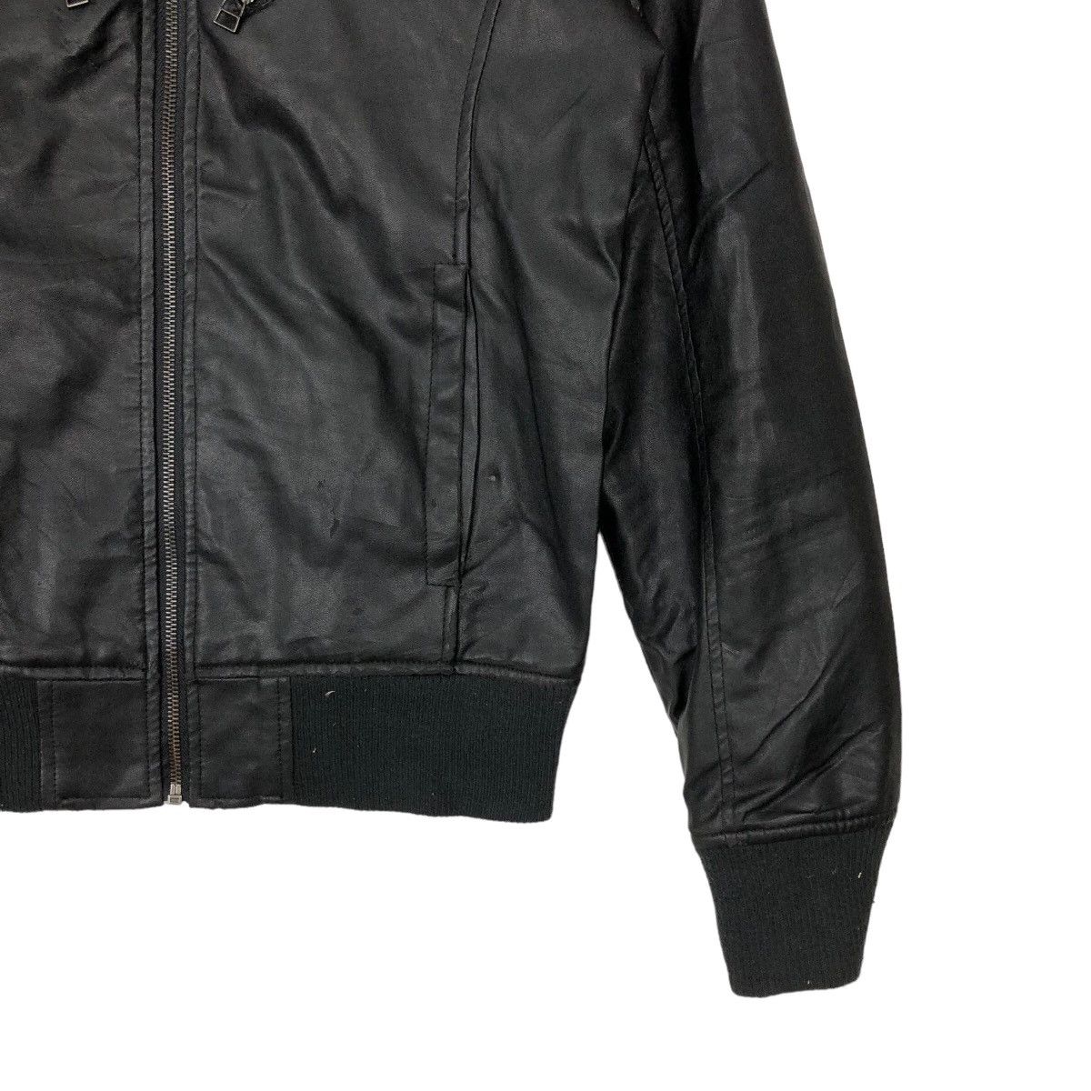 Japanese Brand VINTAGE SOFT LEATHER BIKER PARACHUTE BONDAGE CLONE DUE JAPAN Size US M / EU 48-50 / 2 - 4 Thumbnail