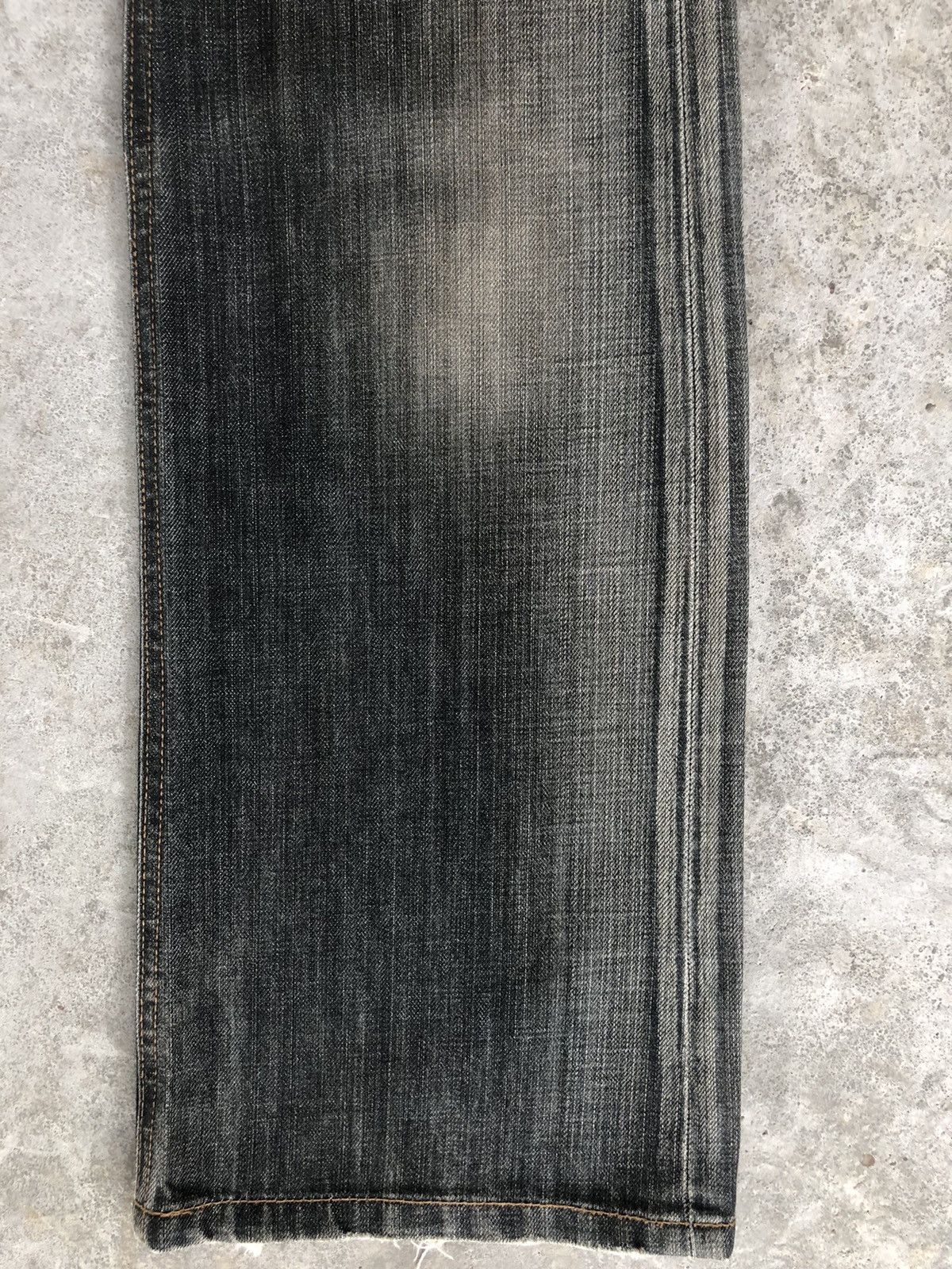 Japanese Brand Japanese Back Number Flared Jeans Distressed Denim Size US 33 - 7 Thumbnail