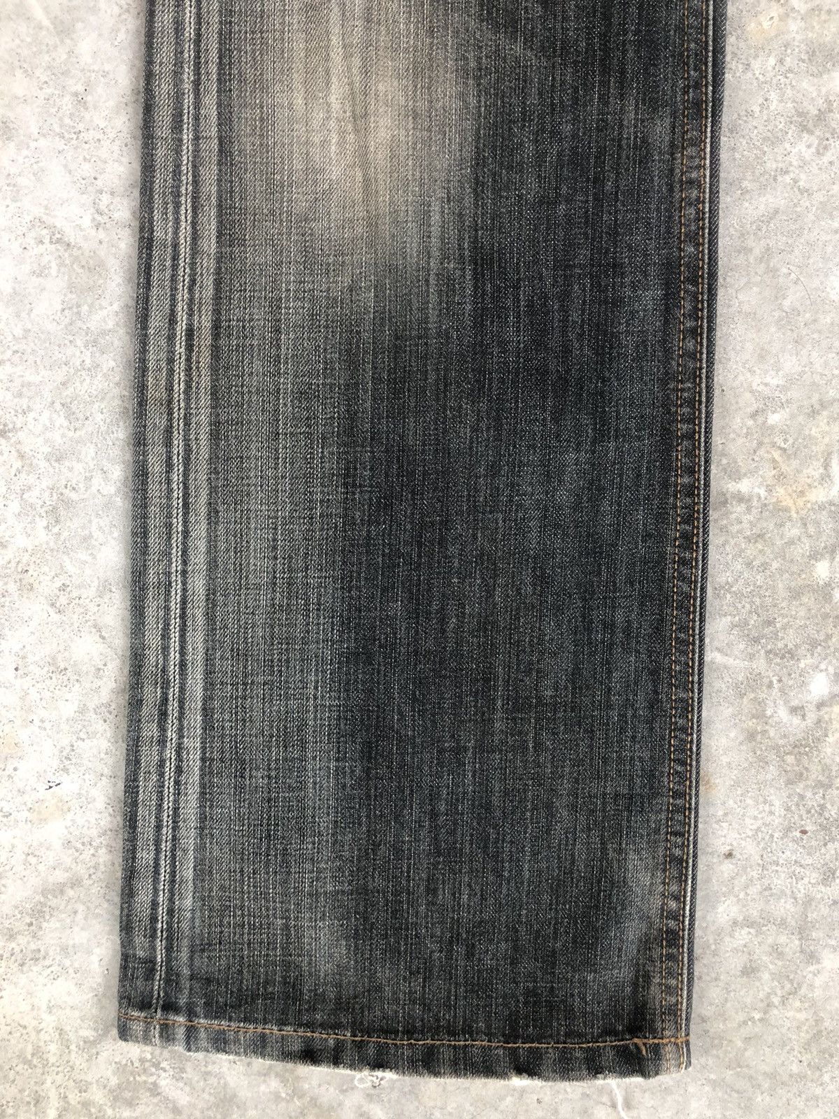 Japanese Brand Japanese Back Number Flared Jeans Distressed Denim Size US 33 - 6 Thumbnail