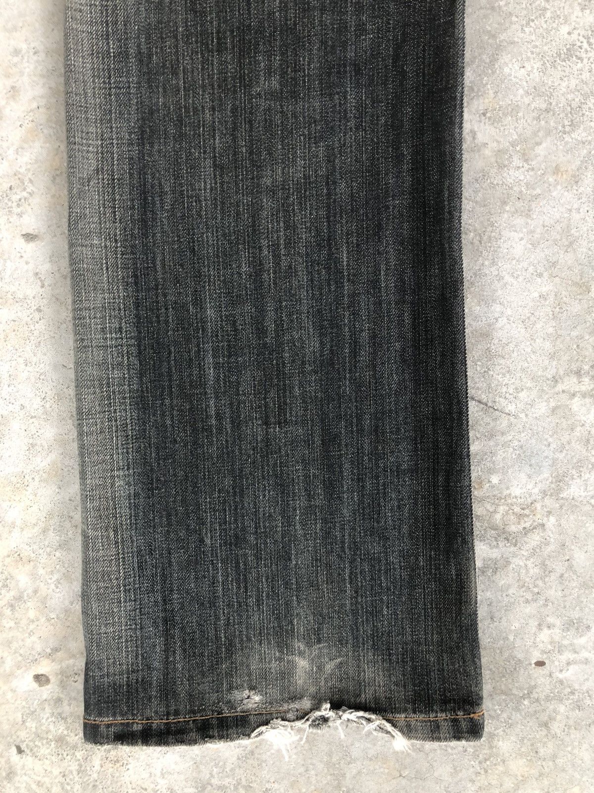 Japanese Brand Japanese Back Number Flared Jeans Distressed Denim Size US 33 - 11 Thumbnail