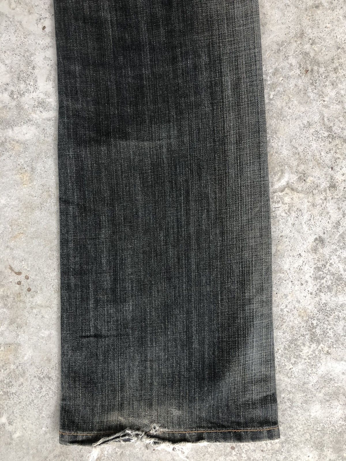 Japanese Brand Japanese Back Number Flared Jeans Distressed Denim Size US 33 - 12 Thumbnail