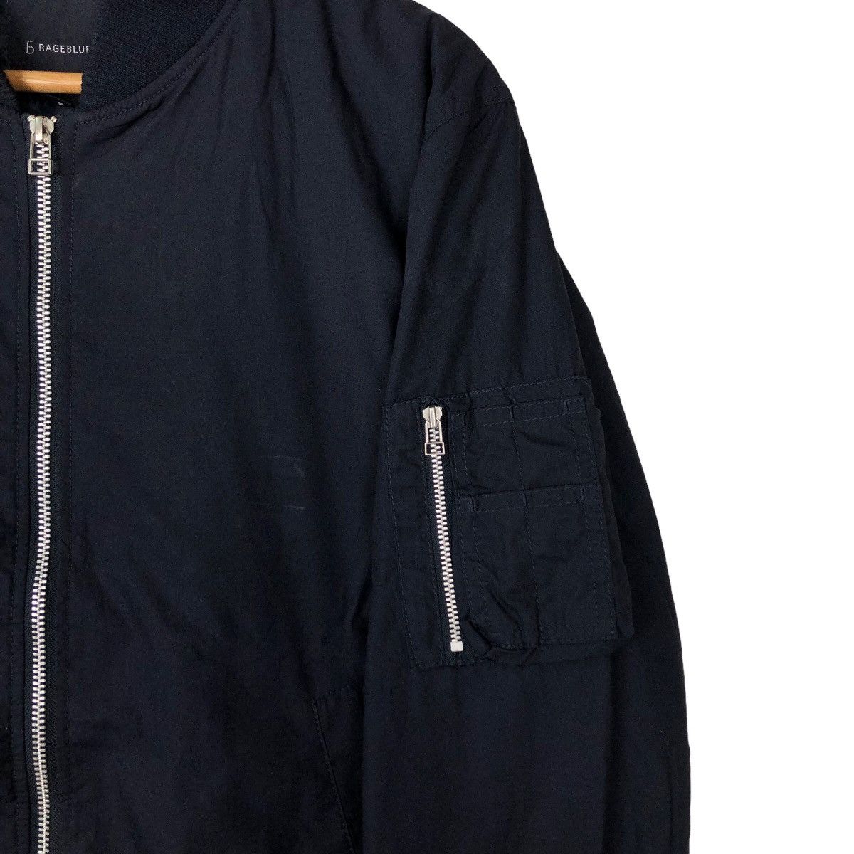 Japanese Brand VINTAGE BOMBER JACKET RAGEBLUE JAPAN RIOT RIOT ISSEY MIYAKE Size US M / EU 48-50 / 2 - 3 Thumbnail