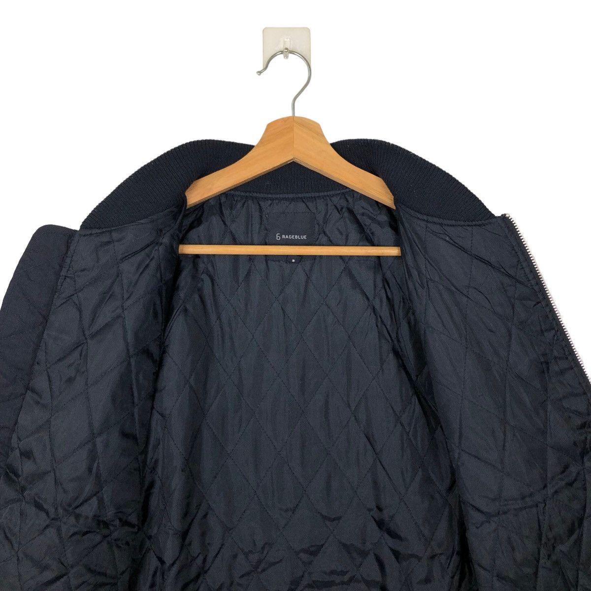 Japanese Brand VINTAGE BOMBER JACKET RAGEBLUE JAPAN RIOT RIOT ISSEY MIYAKE Size US M / EU 48-50 / 2 - 12 Thumbnail