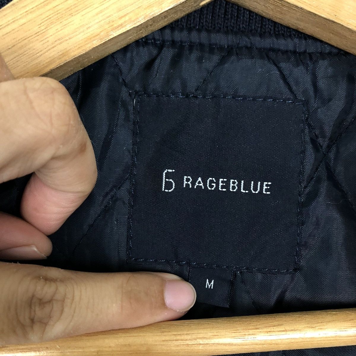 Japanese Brand VINTAGE BOMBER JACKET RAGEBLUE JAPAN RIOT RIOT ISSEY MIYAKE Size US M / EU 48-50 / 2 - 14 Thumbnail