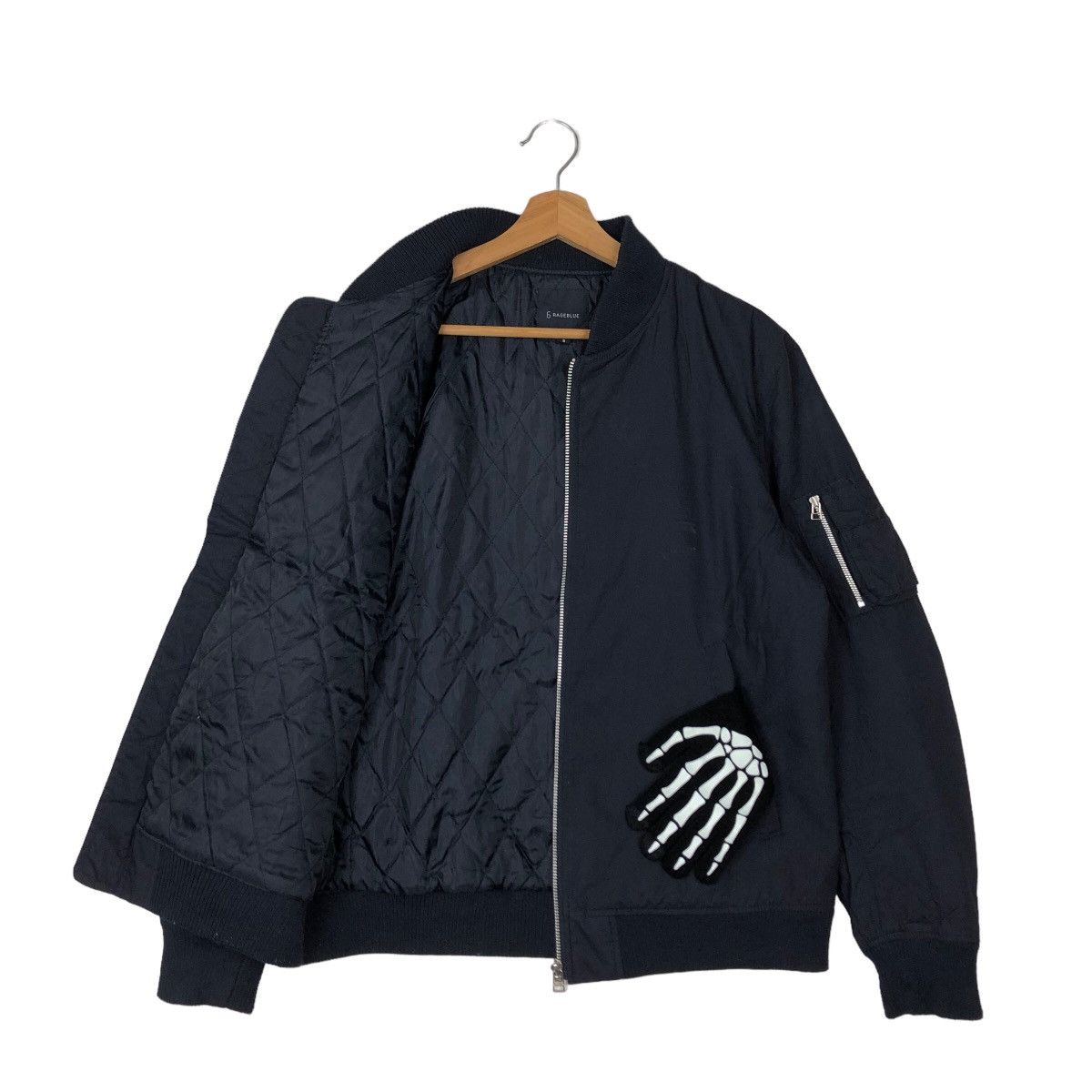 Japanese Brand VINTAGE BOMBER JACKET RAGEBLUE JAPAN RIOT RIOT ISSEY MIYAKE Size US M / EU 48-50 / 2 - 10 Thumbnail