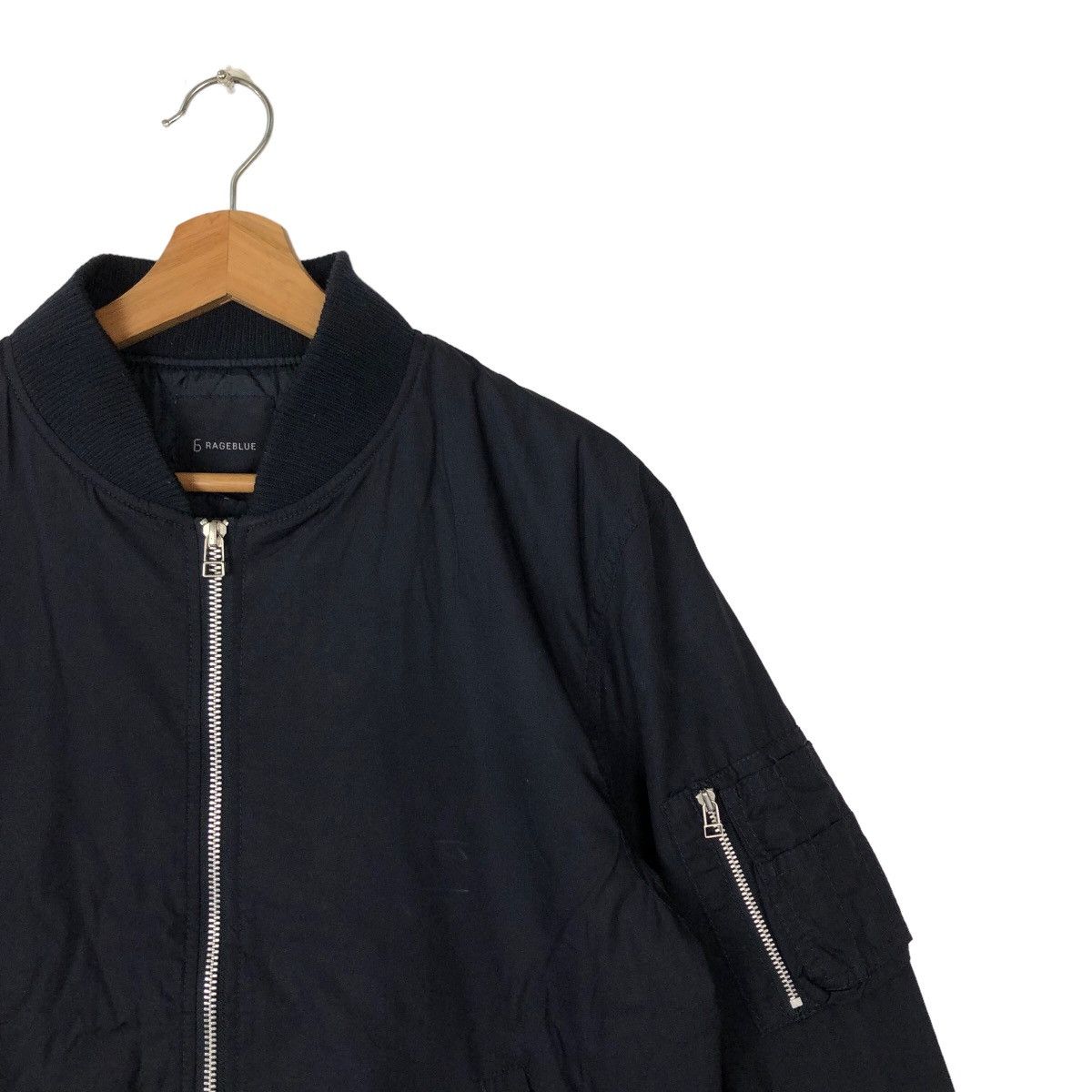 Japanese Brand VINTAGE BOMBER JACKET RAGEBLUE JAPAN RIOT RIOT ISSEY MIYAKE Size US M / EU 48-50 / 2 - 7 Thumbnail