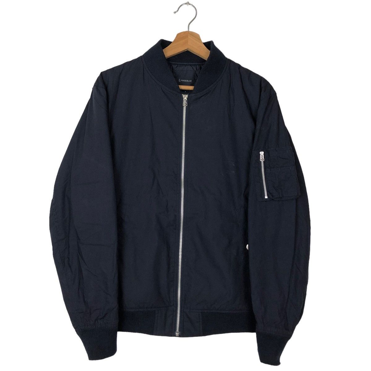 Japanese Brand VINTAGE BOMBER JACKET RAGEBLUE JAPAN RIOT RIOT ISSEY MIYAKE Size US M / EU 48-50 / 2 - 2 Thumbnail