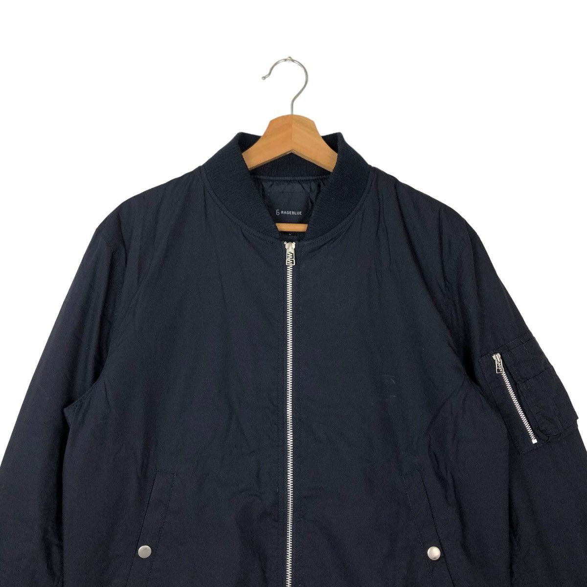 Japanese Brand VINTAGE BOMBER JACKET RAGEBLUE JAPAN RIOT RIOT ISSEY MIYAKE Size US M / EU 48-50 / 2 - 4 Thumbnail