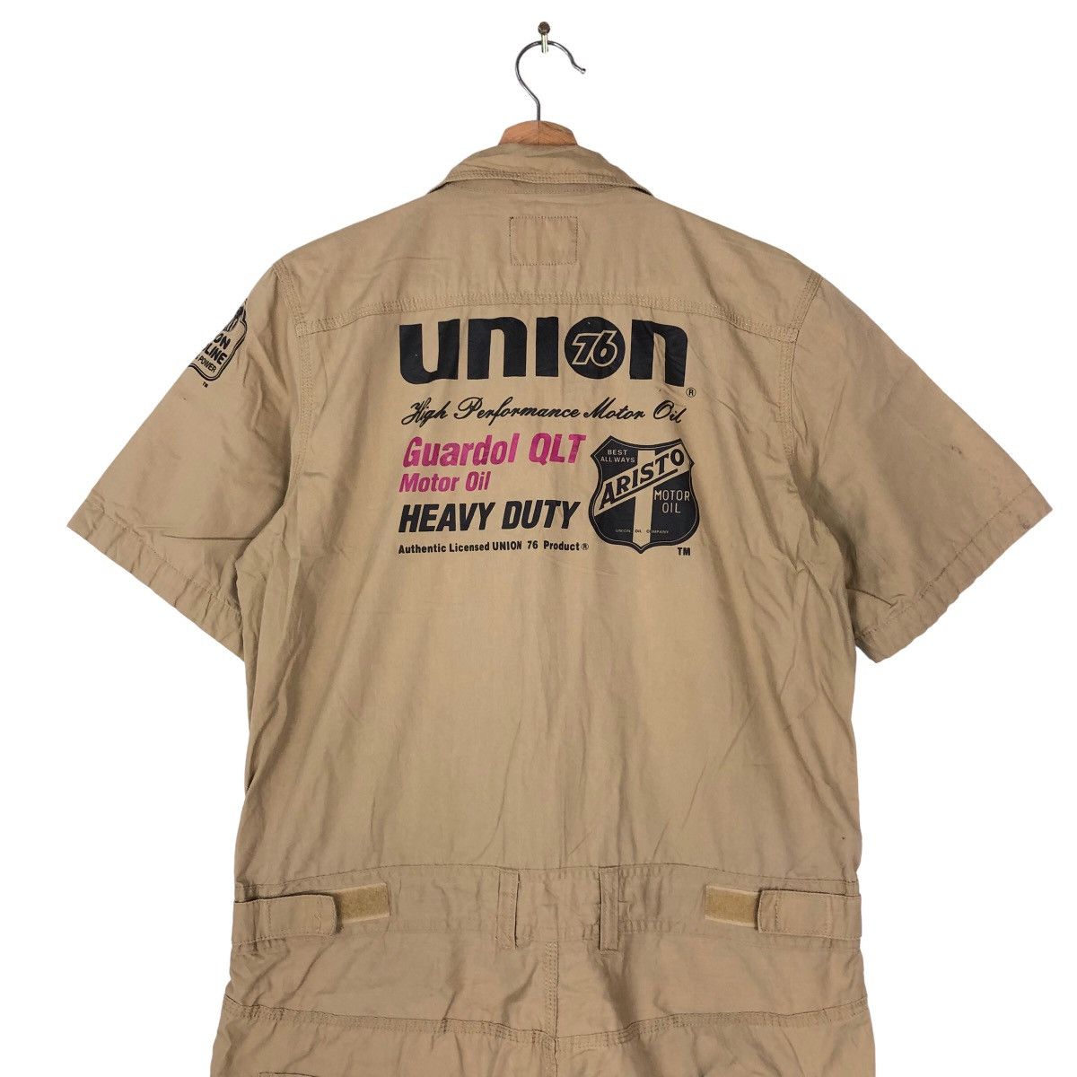 Japanese Brand VINTAGE UNION 76 LUBRICANT OVERALL RACING WORK BIG LOGO Size US 38 / EU 54 - 1 Thumbnail