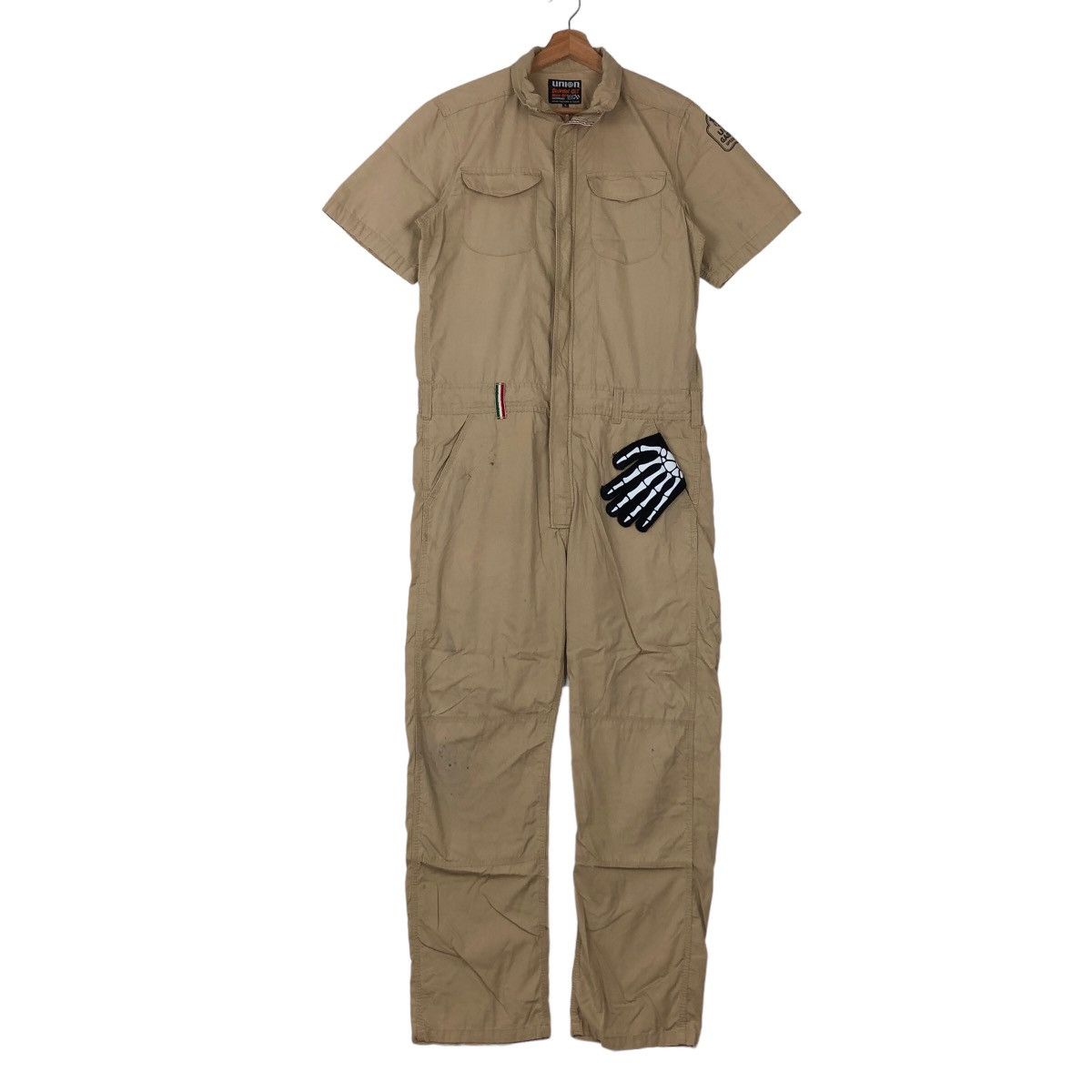 Japanese Brand VINTAGE UNION 76 LUBRICANT OVERALL RACING WORK BIG LOGO Size US 38 / EU 54 - 2 Thumbnail