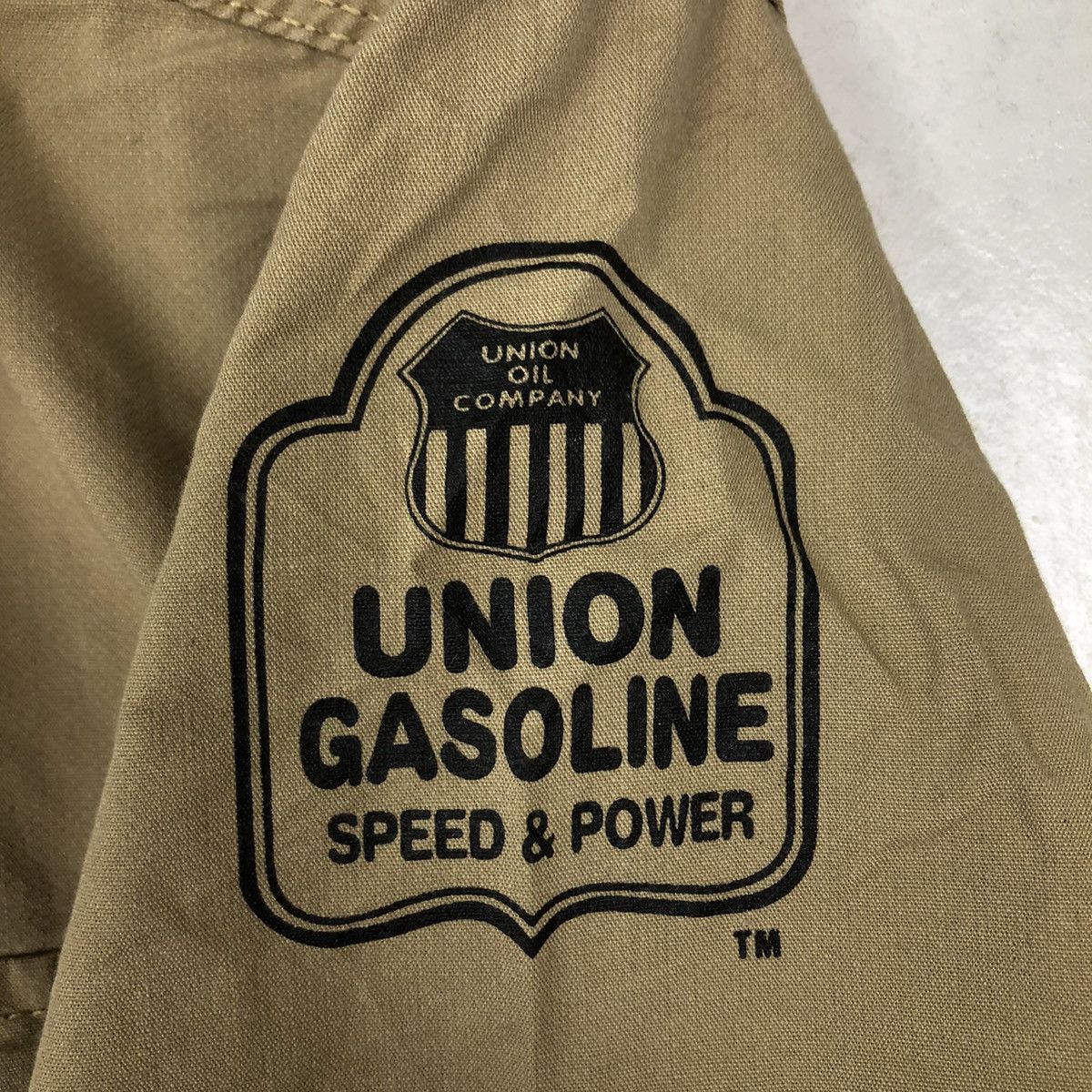 Japanese Brand VINTAGE UNION 76 LUBRICANT OVERALL RACING WORK BIG LOGO Size US 38 / EU 54 - 13 Thumbnail