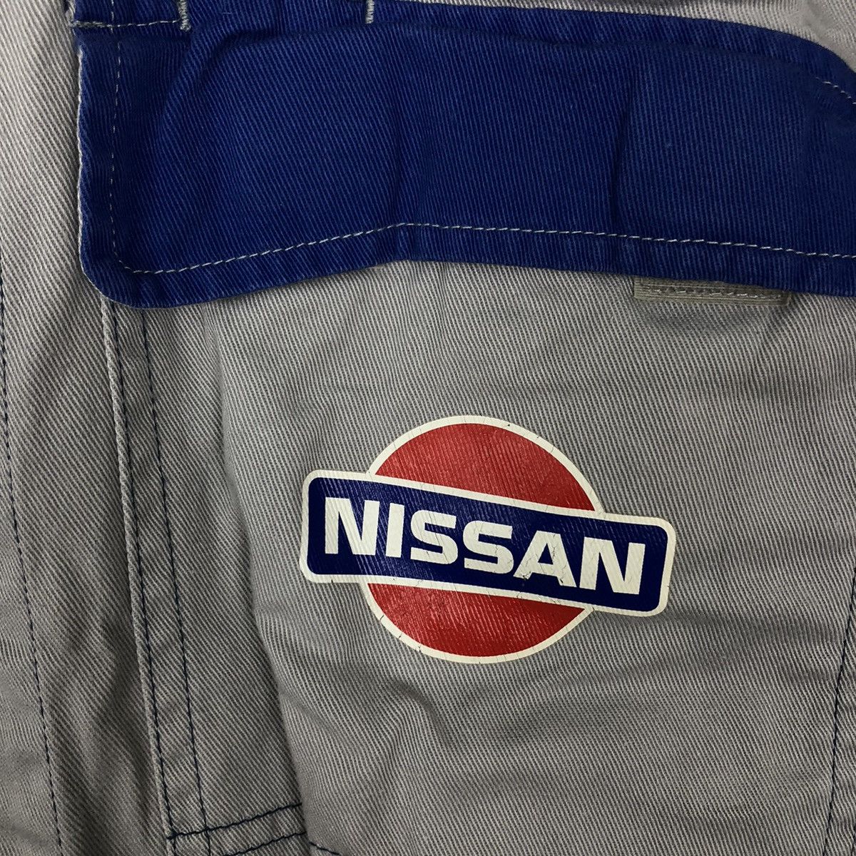 Japanese Brand VINTAGE OVERALL WORK BIG LOGO RACING WEAR NISSAN Size US 38 / EU 54 - 9 Thumbnail