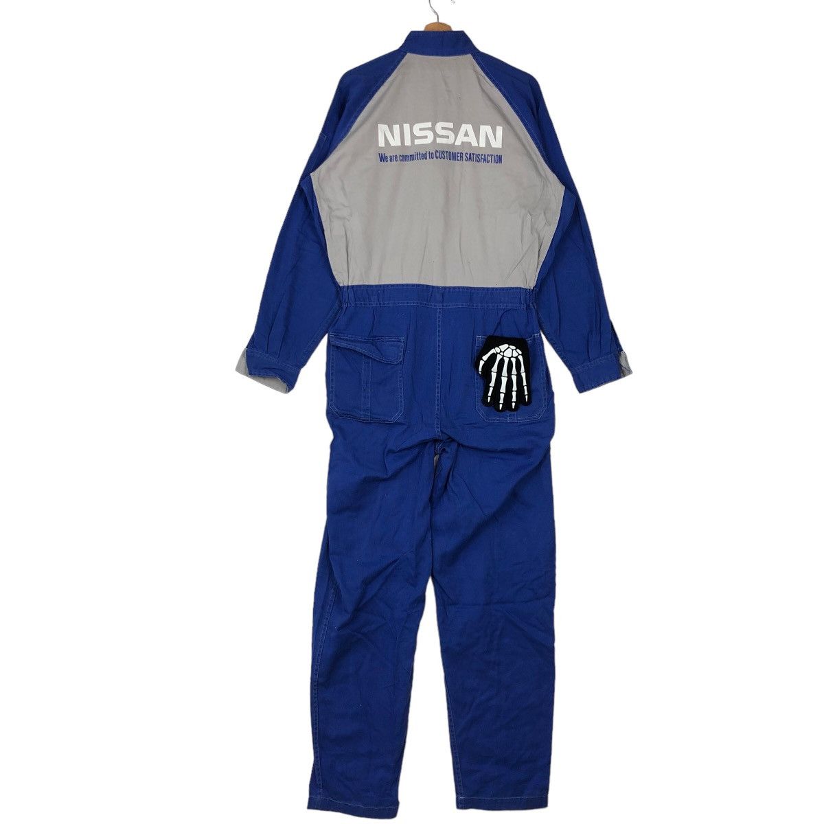 Japanese Brand VINTAGE OVERALL WORK BIG LOGO RACING WEAR NISSAN Size US 38 / EU 54 - 6 Thumbnail