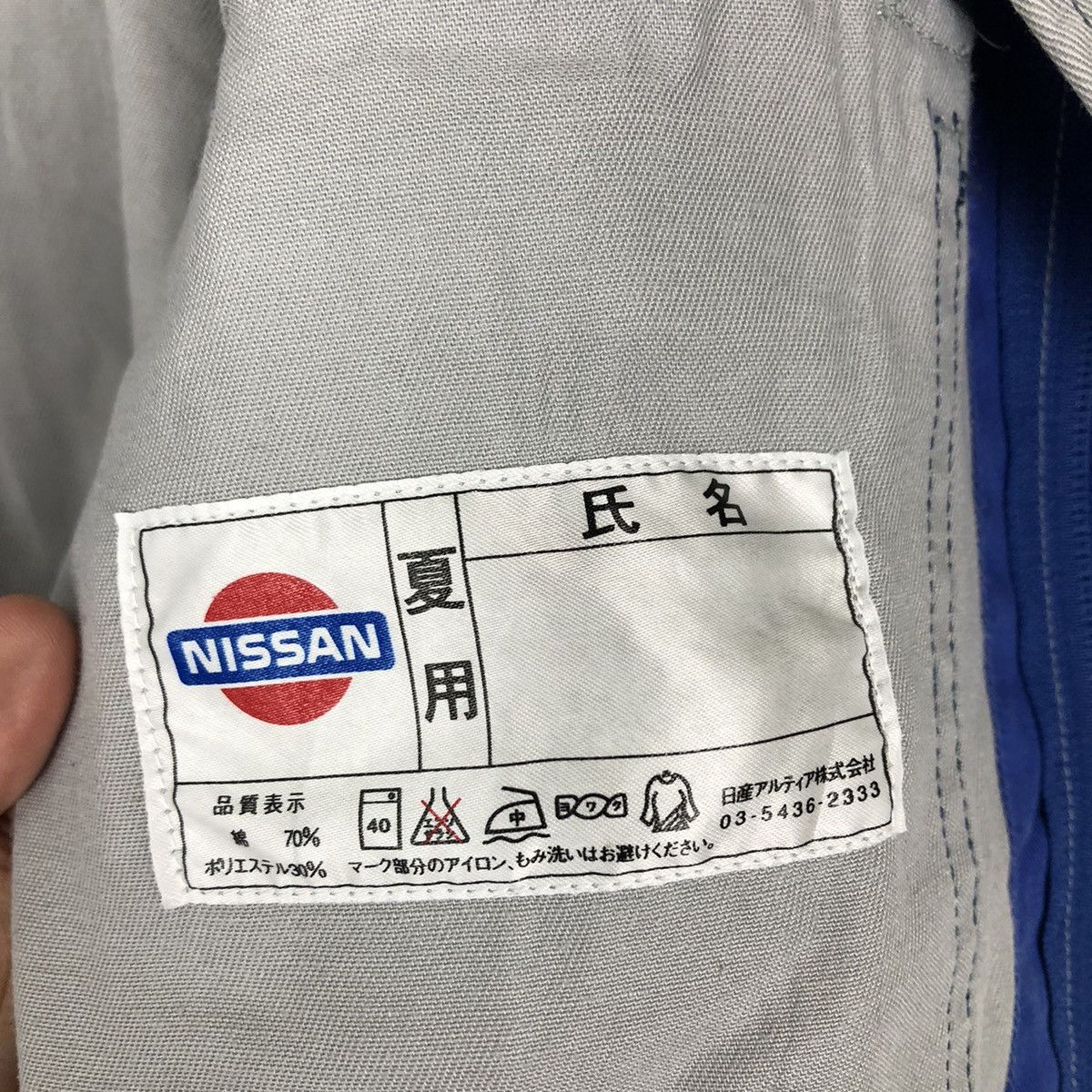 Japanese Brand VINTAGE OVERALL WORK BIG LOGO RACING WEAR NISSAN Size US 38 / EU 54 - 11 Thumbnail