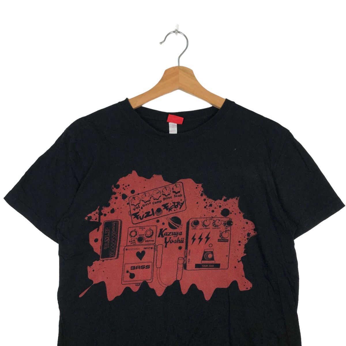 Japanese Brand VINTAGE BAND JAPAN TEE BIG LOGO KAZUYA YOOHII BIG LOGO Size US M / EU 48-50 / 2 - 2 Thumbnail
