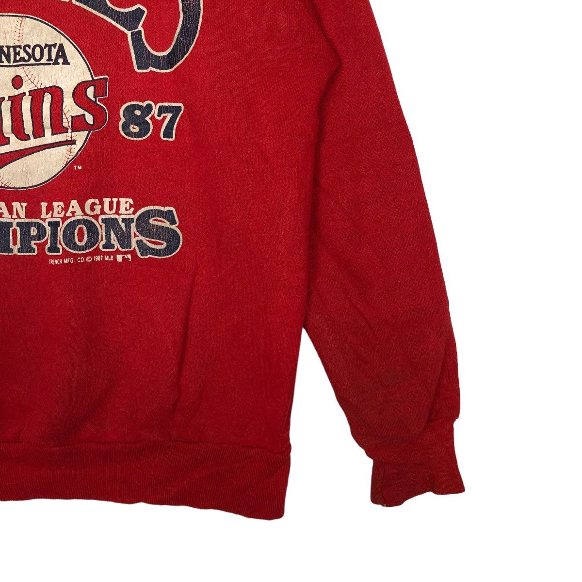 Japanese Brand VINTAGE 1987 WORLD SERIES MINNESOTA SWEATSHIRT BIG LOGO Size US M / EU 48-50 / 2 - 4 Thumbnail
