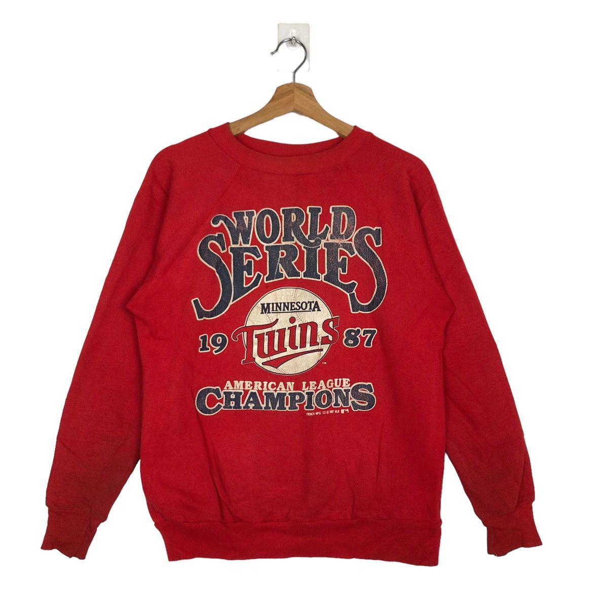Japanese Brand VINTAGE 1987 WORLD SERIES MINNESOTA SWEATSHIRT BIG LOGO Size US M / EU 48-50 / 2 - 1 Thumbnail