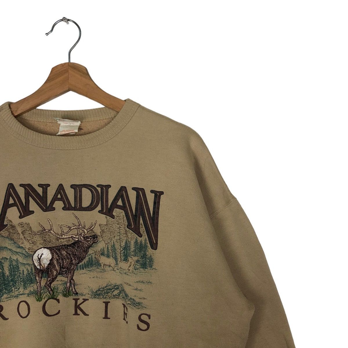 Japanese Brand VINTAGE CANADIAN ROCKIES HABITAT BIG LOGO DEER Size US M / EU 48-50 / 2 - 5 Thumbnail
