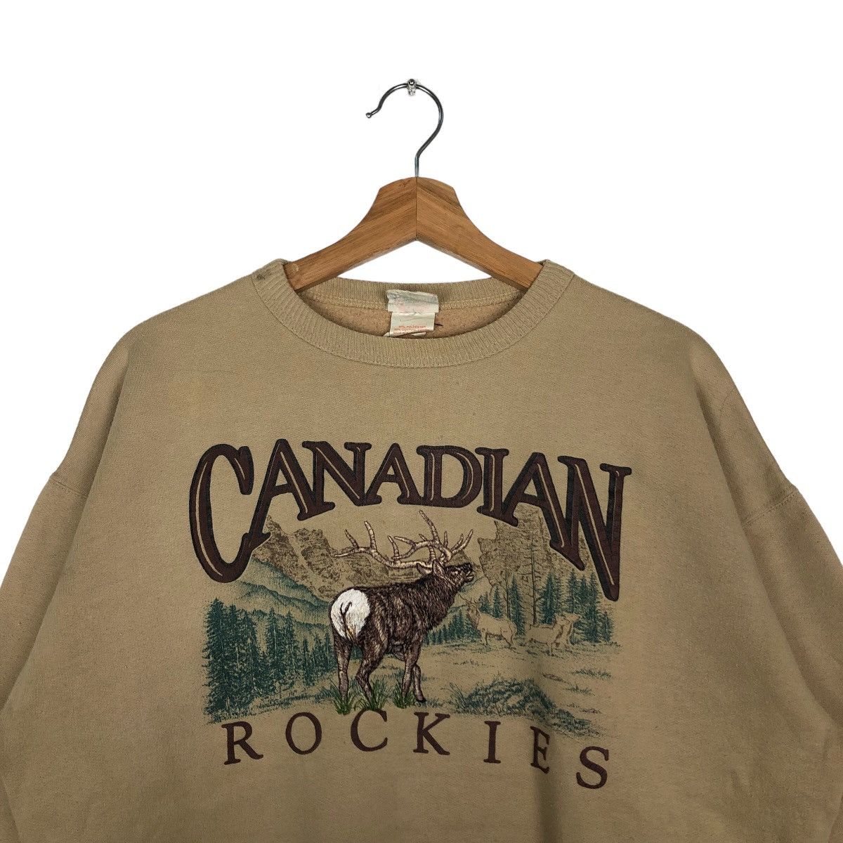 Japanese Brand VINTAGE CANADIAN ROCKIES HABITAT BIG LOGO DEER Size US M / EU 48-50 / 2 - 2 Thumbnail