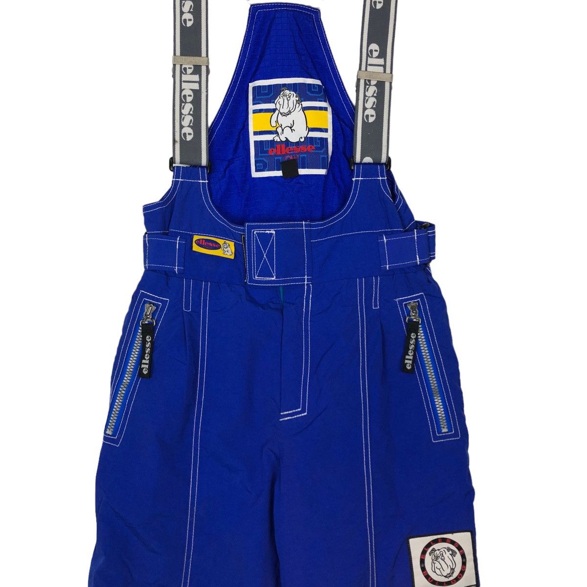 Japanese Brand VINTAGE ELLESSE BULL OVERALL SKI WEAR RARE DESIGN Size US 26 / EU 42 - 4 Thumbnail