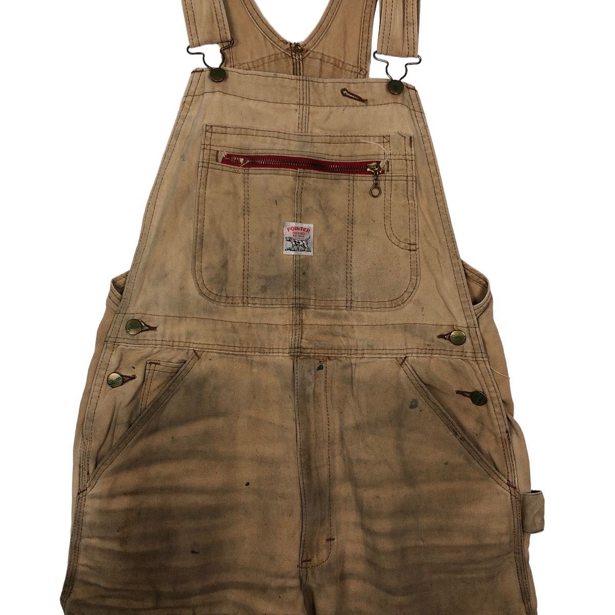 Japanese Brand VINTAGE OVERALL POINTER USA MADE WORKER DISTRESSED DESIGN Size US 36 / EU 52 - 5 Thumbnail