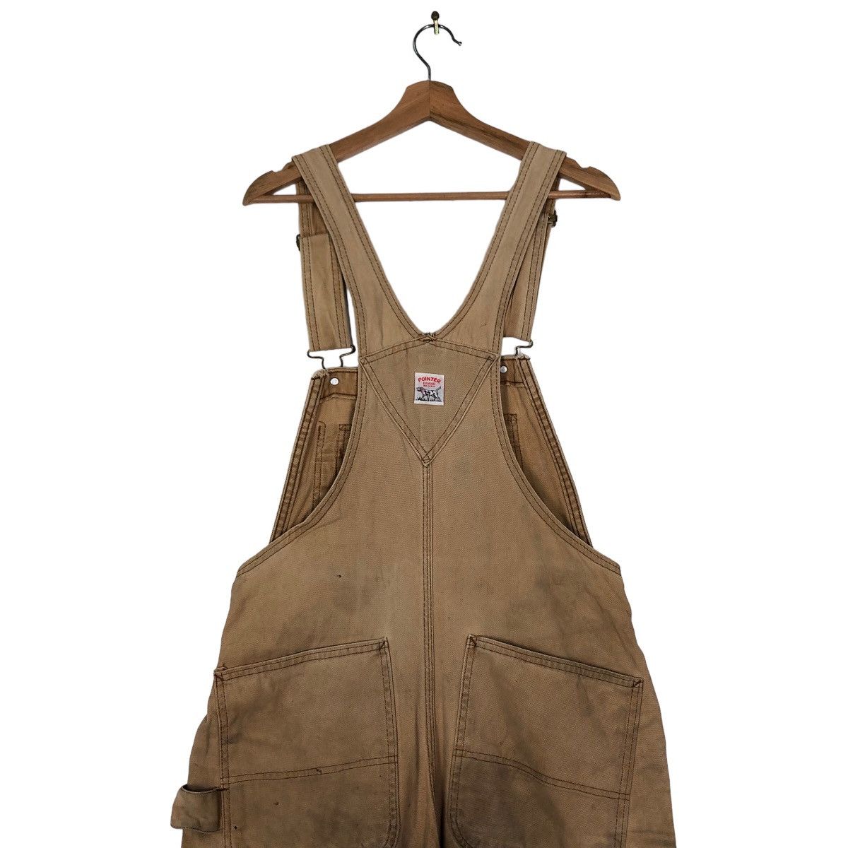 Japanese Brand VINTAGE OVERALL POINTER USA MADE WORKER DISTRESSED DESIGN Size US 36 / EU 52 - 7 Thumbnail