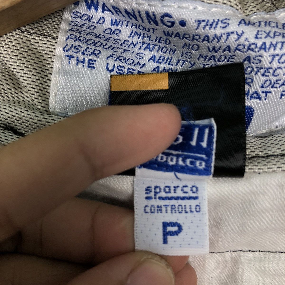 Vintage VINTAGE SPARCO OVERALL RACING WEAR BIG LOGO Size US 28 / EU 44 - 12 Thumbnail