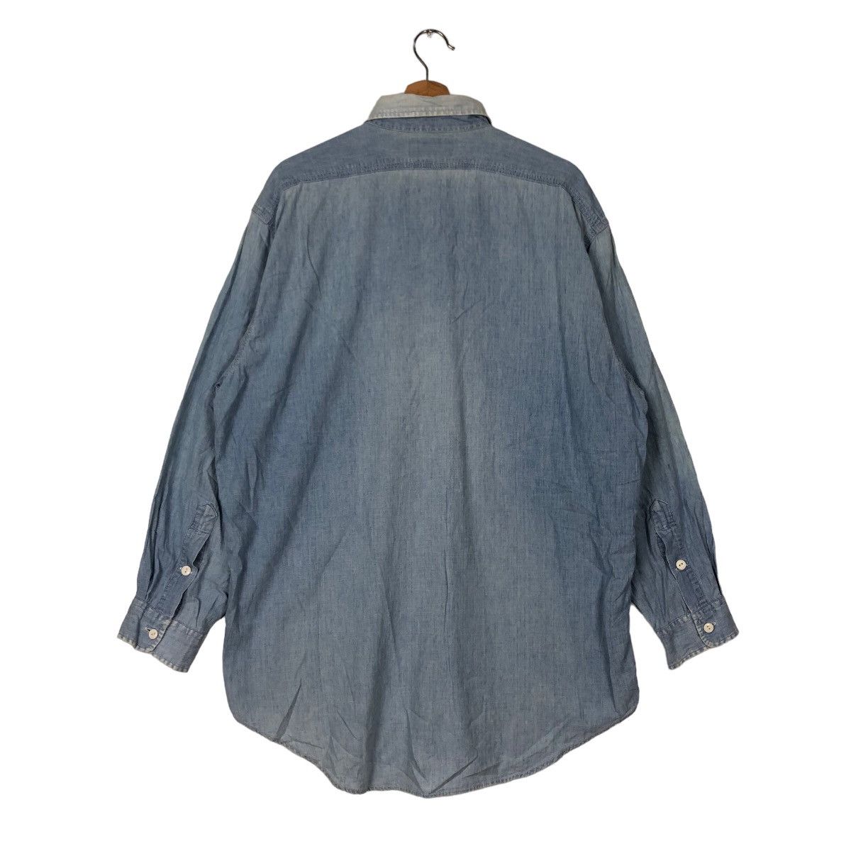 RRL Ralph Lauren VINTAGE CHAMBRAY DENIM DOUBLE RL RALPH LAUREN Size US L / EU 52-54 / 3 - 7 Thumbnail