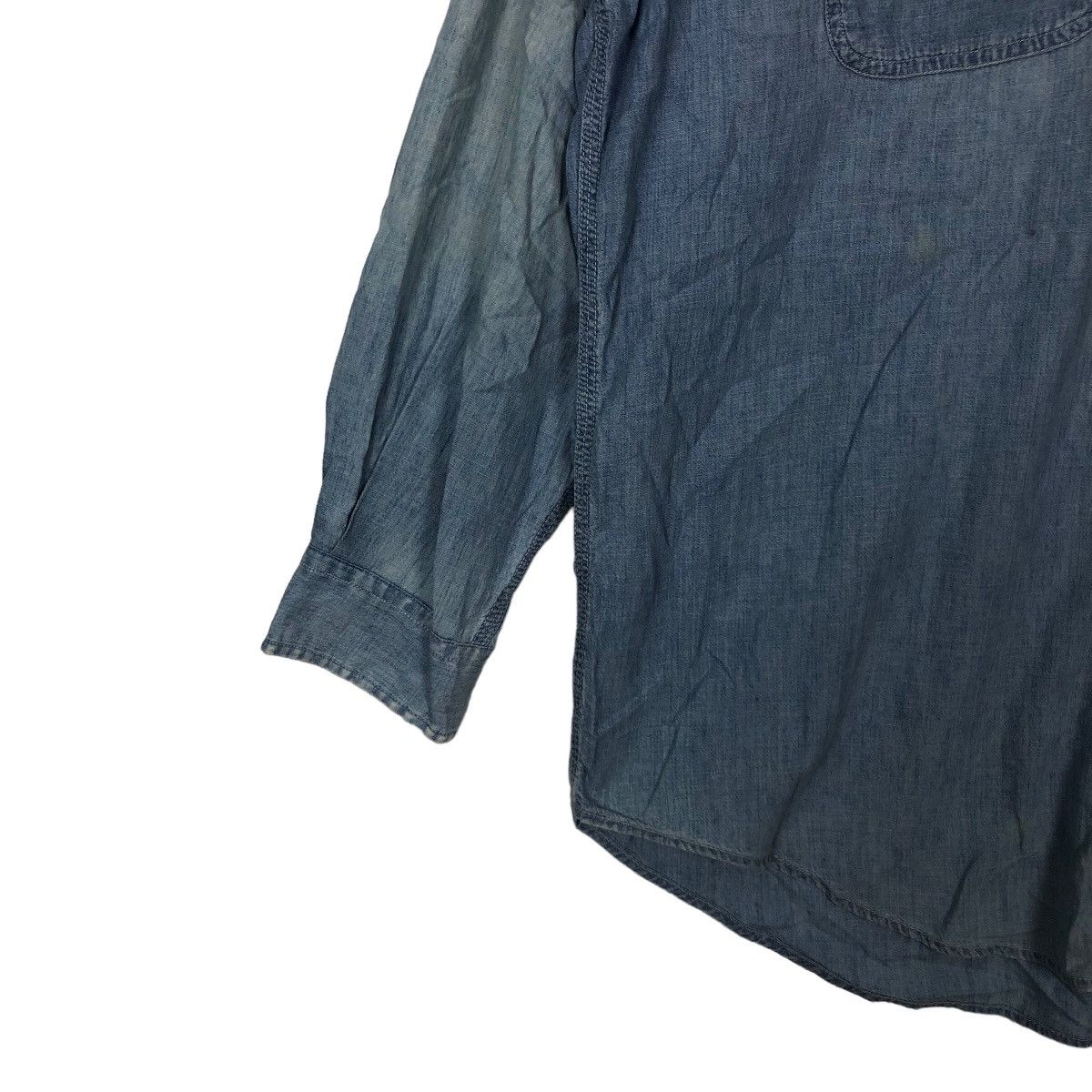 RRL Ralph Lauren VINTAGE CHAMBRAY DENIM DOUBLE RL RALPH LAUREN Size US L / EU 52-54 / 3 - 3 Thumbnail