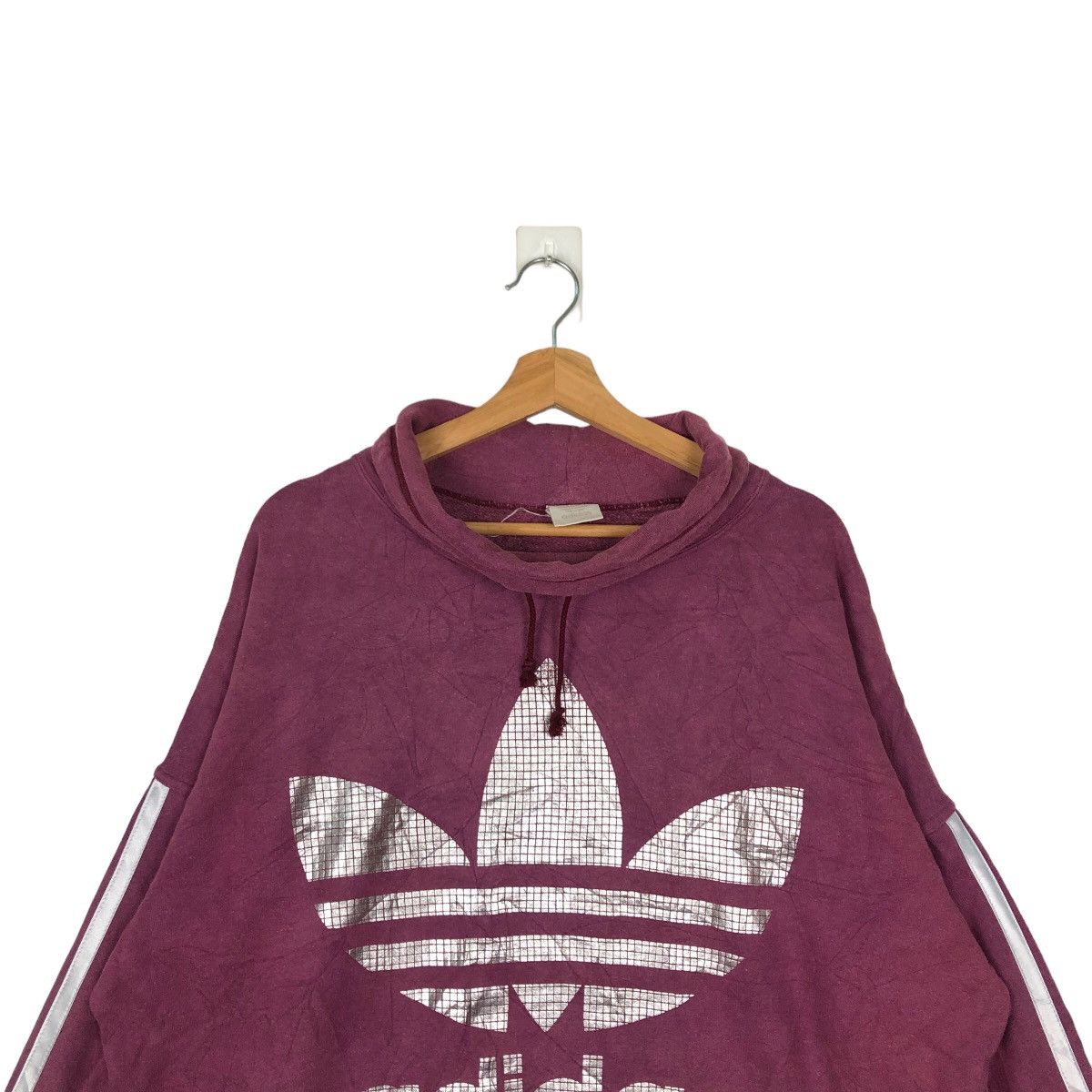 Adidas VINTAGE ADIDAS SWEATSHIRT BIG LOGO STREETWEAR Y2K Size US M / EU 48-50 / 2 - 2 Thumbnail