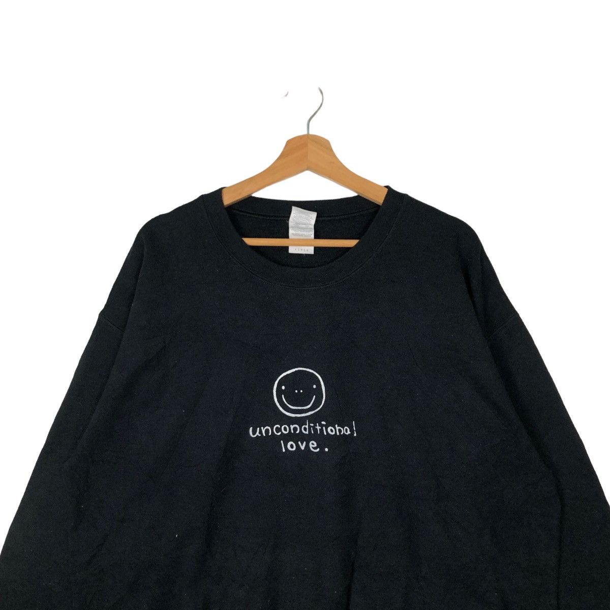Japanese Brand VINTAGE SWEATSHIRT CREWNECK UNCONDITIONAL LOVE BIG LOGO Size US L / EU 52-54 / 3 - 2 Thumbnail