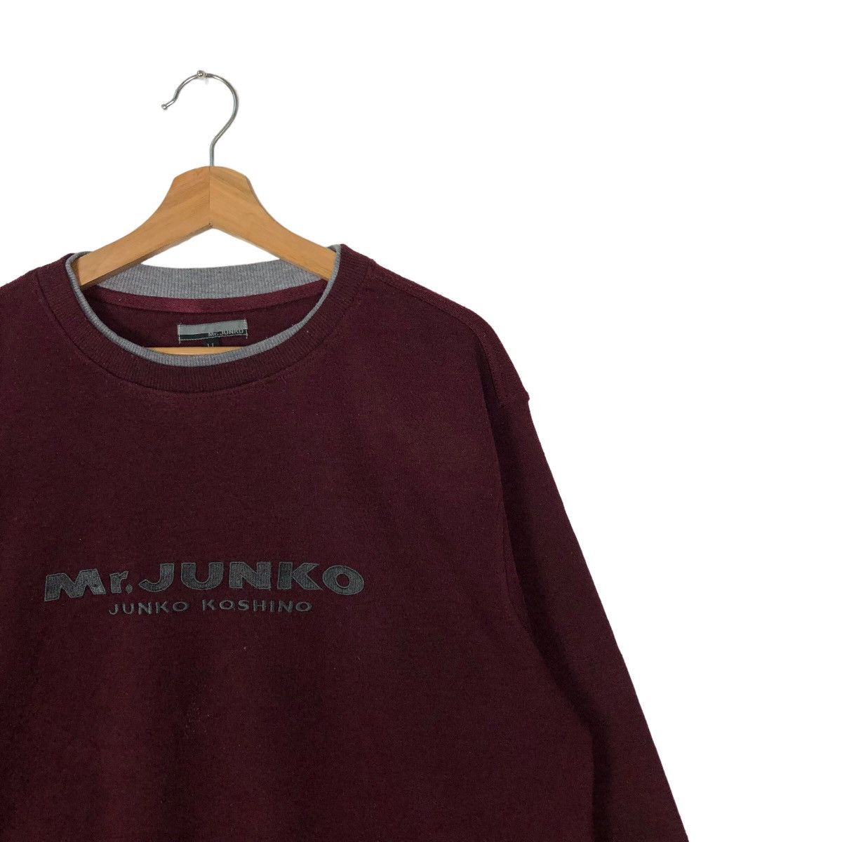 Japanese Brand VINTAGE MR JUNKO SWEATSHIRT BIG LOGO JAPAN MADE Size US L / EU 52-54 / 3 - 6 Thumbnail