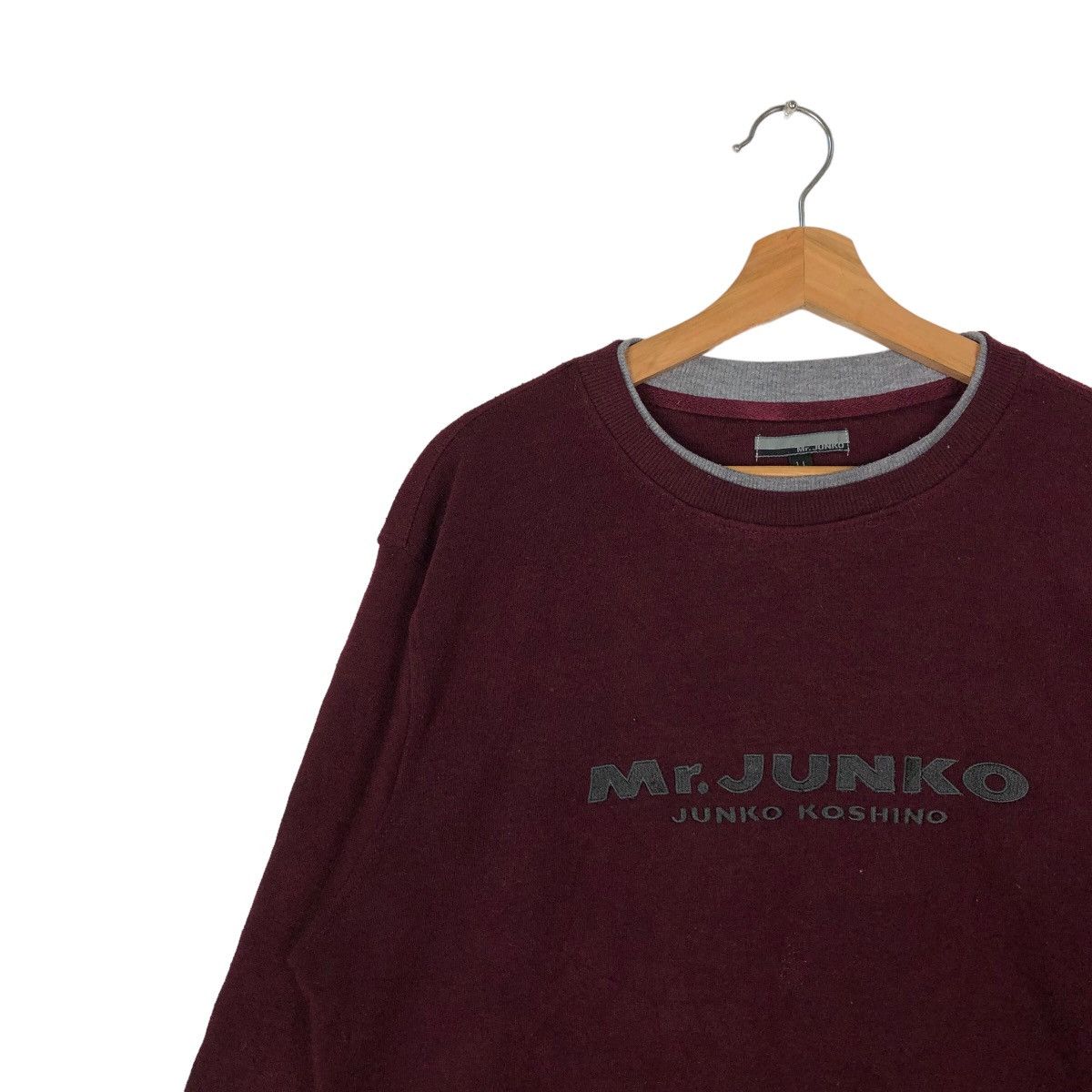 Japanese Brand VINTAGE MR JUNKO SWEATSHIRT BIG LOGO JAPAN MADE Size US L / EU 52-54 / 3 - 7 Thumbnail