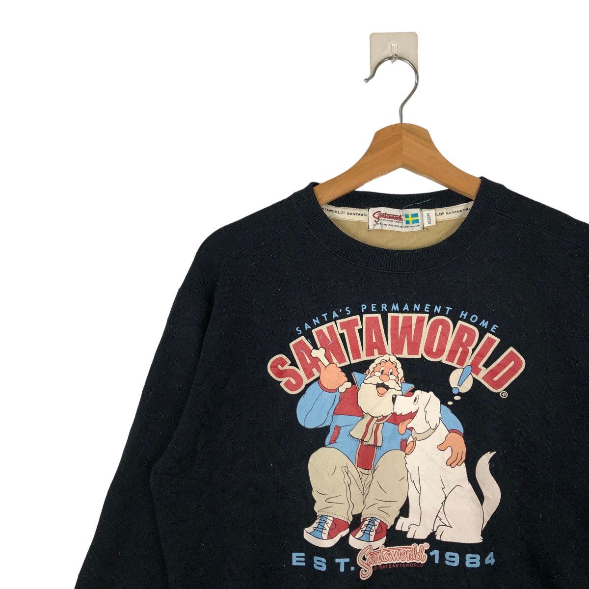 Japanese Brand VINTAGE SANTAWORLD SWEATSHIRT BIG LOGO RARE DESIGN Size US M / EU 48-50 / 2 - 6 Thumbnail