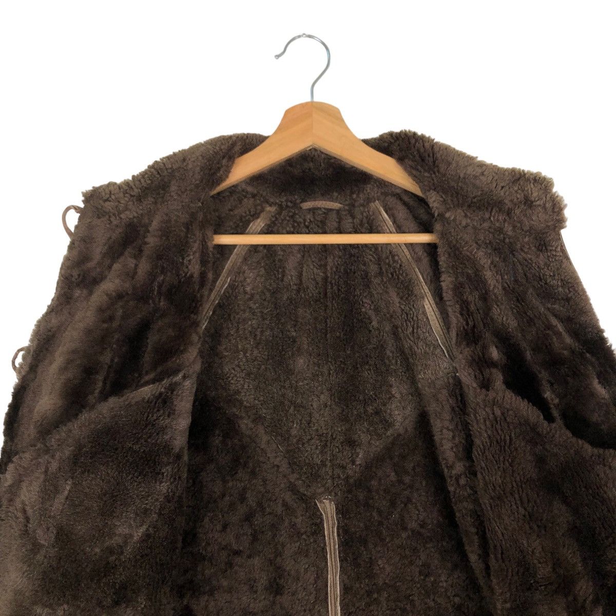 Japanese Brand VINTAGE GENUINE LEATHER LONG JACKET INSPIRE ISSEY MIYAKE Size US M / EU 48-50 / 2 - 10 Thumbnail