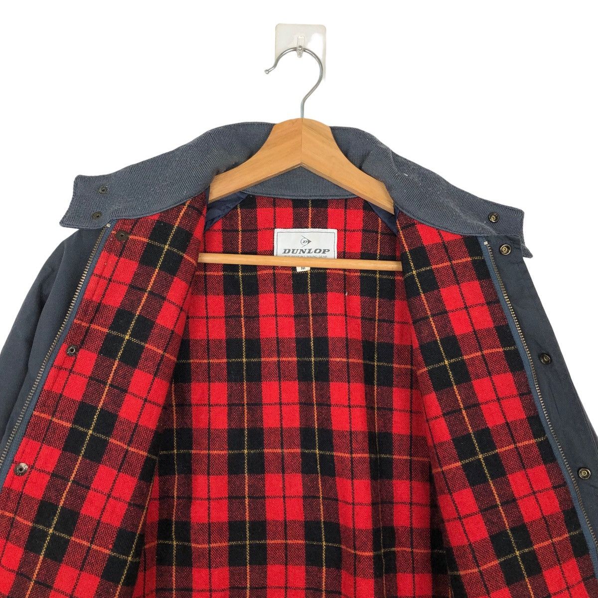Japanese Brand VINTAGE RACING WEAR DUNLOOP BOMBER JACKET Size US M / EU 48-50 / 2 - 10 Thumbnail