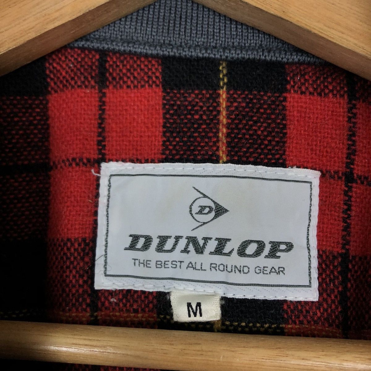 Japanese Brand VINTAGE RACING WEAR DUNLOOP BOMBER JACKET Size US M / EU 48-50 / 2 - 12 Thumbnail