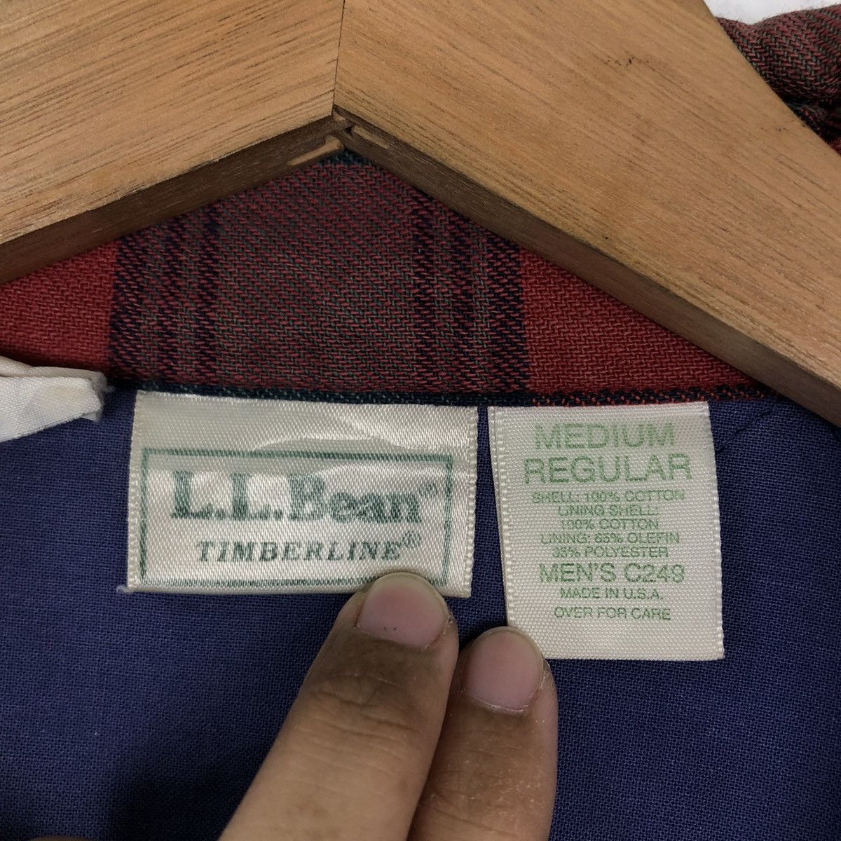 Japanese Brand VINTAGE FLANNEL WORK JACKET L L BEAN TARTAN DESIGN Size US M / EU 48-50 / 2 - 12 Thumbnail