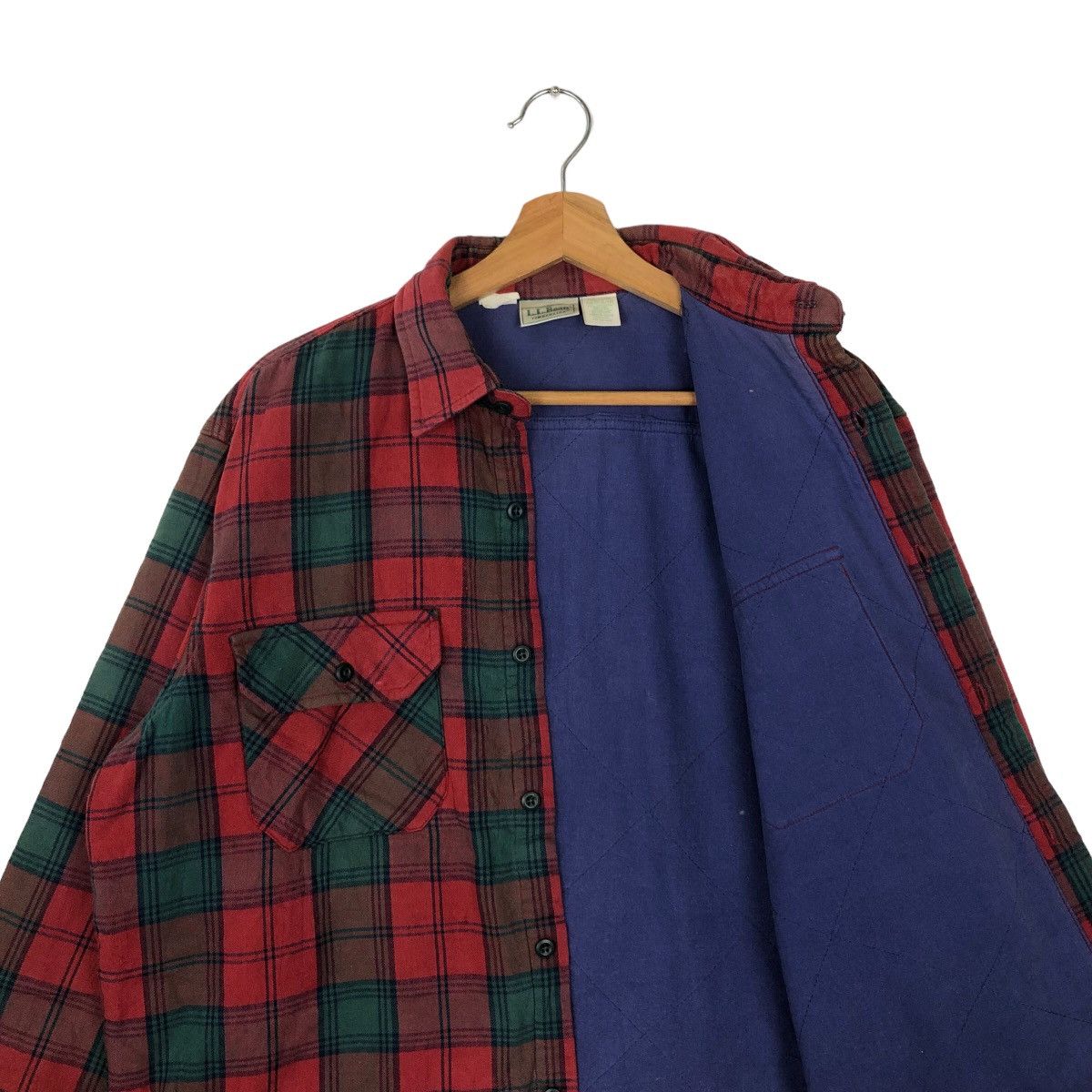 Japanese Brand VINTAGE FLANNEL WORK JACKET L L BEAN TARTAN DESIGN Size US M / EU 48-50 / 2 - 9 Thumbnail
