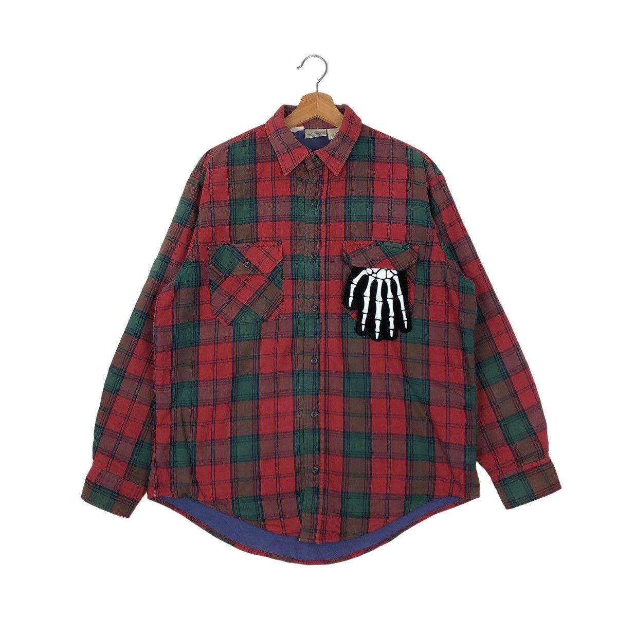 Japanese Brand VINTAGE FLANNEL WORK JACKET L L BEAN TARTAN DESIGN Size US M / EU 48-50 / 2 - 1 Thumbnail