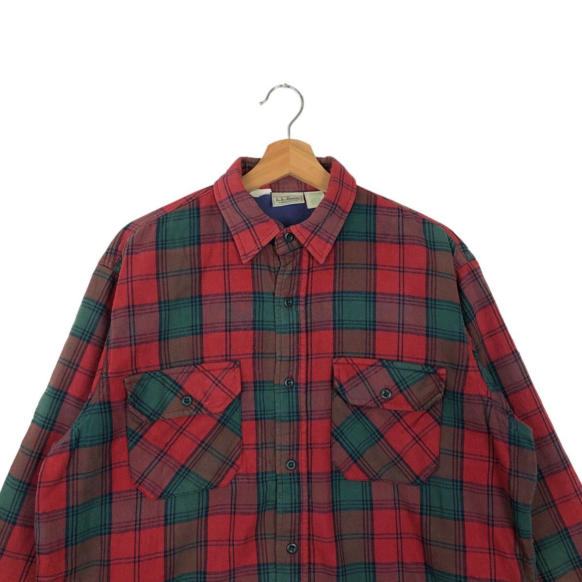 Japanese Brand VINTAGE FLANNEL WORK JACKET L L BEAN TARTAN DESIGN Size US M / EU 48-50 / 2 - 2 Thumbnail