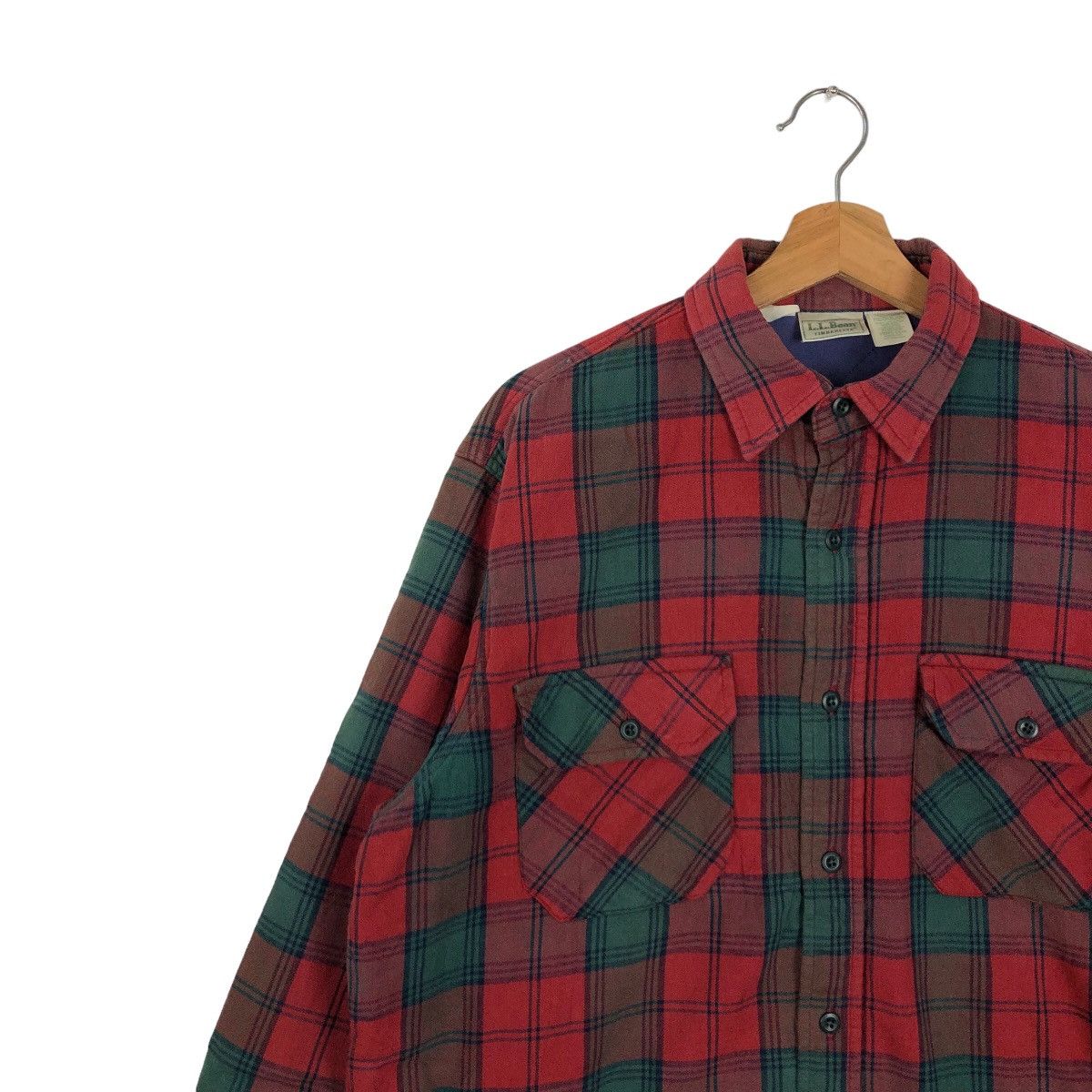 Japanese Brand VINTAGE FLANNEL WORK JACKET L L BEAN TARTAN DESIGN Size US M / EU 48-50 / 2 - 5 Thumbnail