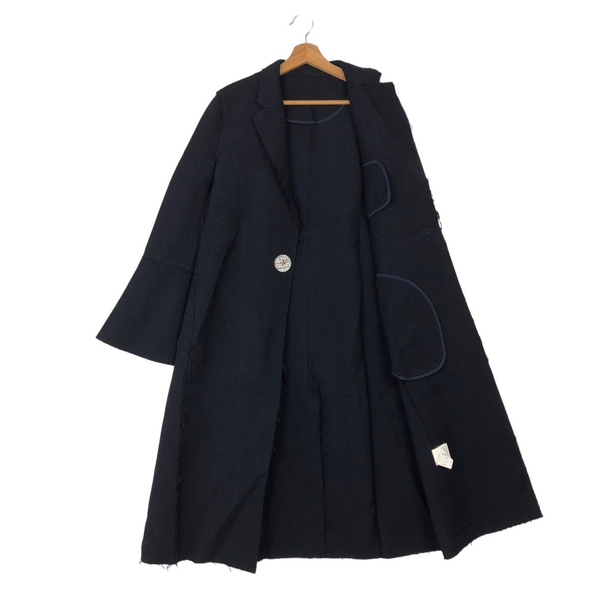 Vintage VINTAGE LONG JACKET CONSTRUCTION INSPIRED YOHJI YAMAMOTO Size US M / EU 48-50 / 2 - 8 Thumbnail