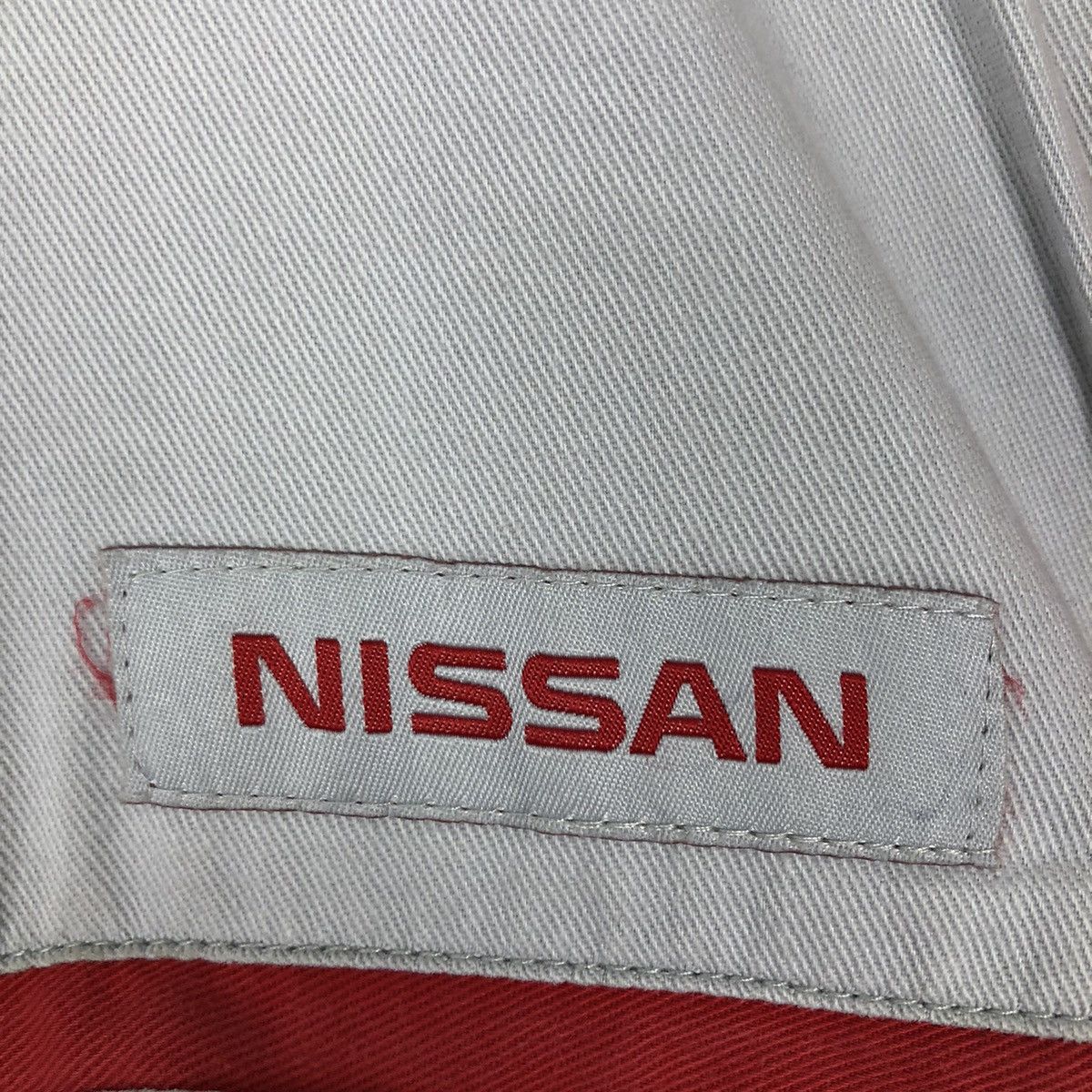 Japanese Brand VINTAGE OVERALL WORKER RACING NISSAN BIG LOGO Size US 36 / EU 52 - 10 Thumbnail